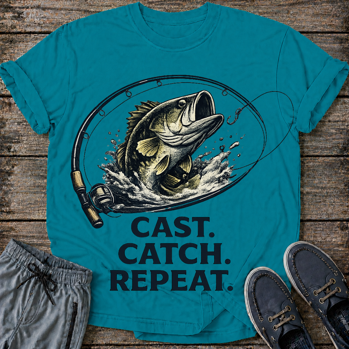Cast Catch Repeat T-Shirt