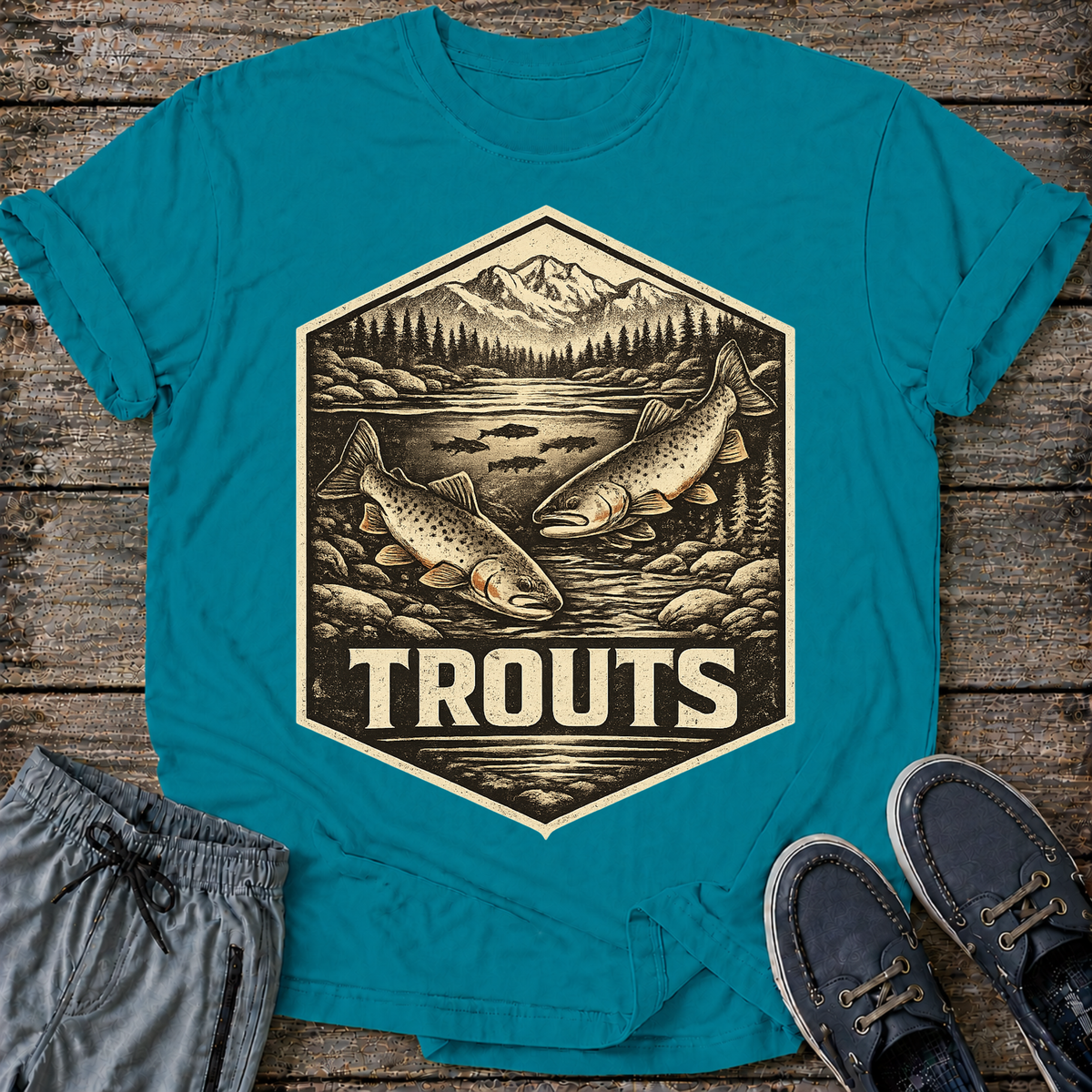 Trout Fishing Tee T-Shirt