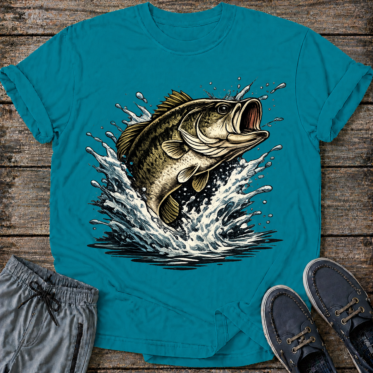Bass Splashing T-Shirt