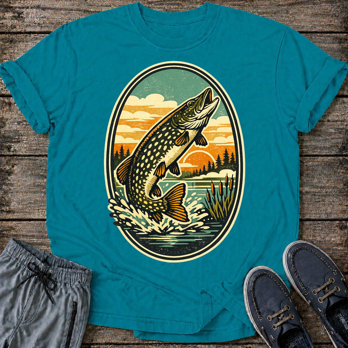 Retro Northern Pike T-Shirt