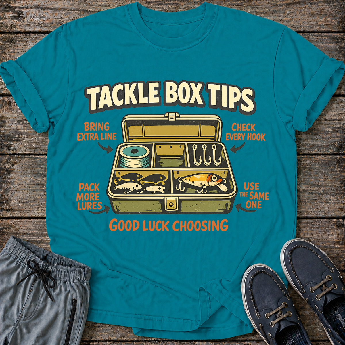 Tackle Box Tips T-Shirt
