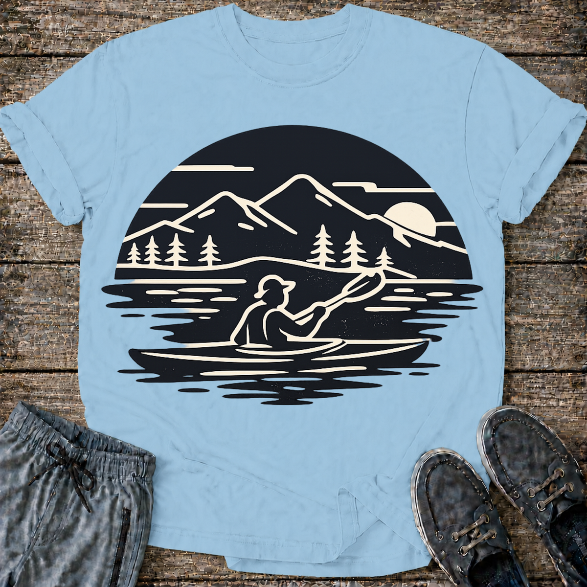 Minimal Kayak T-Shirt