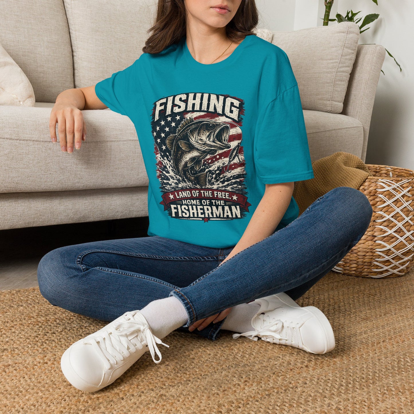 Fishing Land of the Free T-Shirt