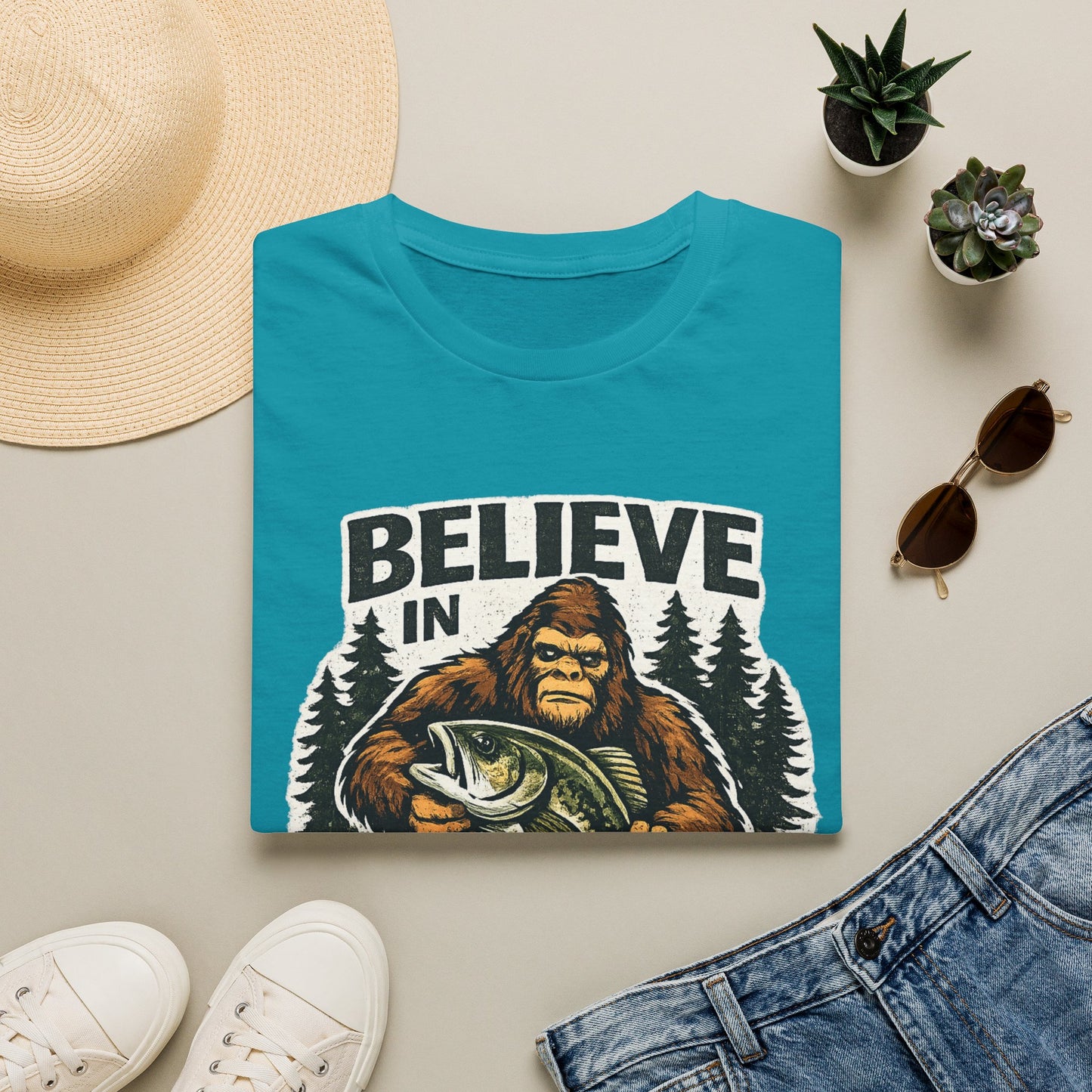 Big Foot Believe in Big Bites T-Shirt