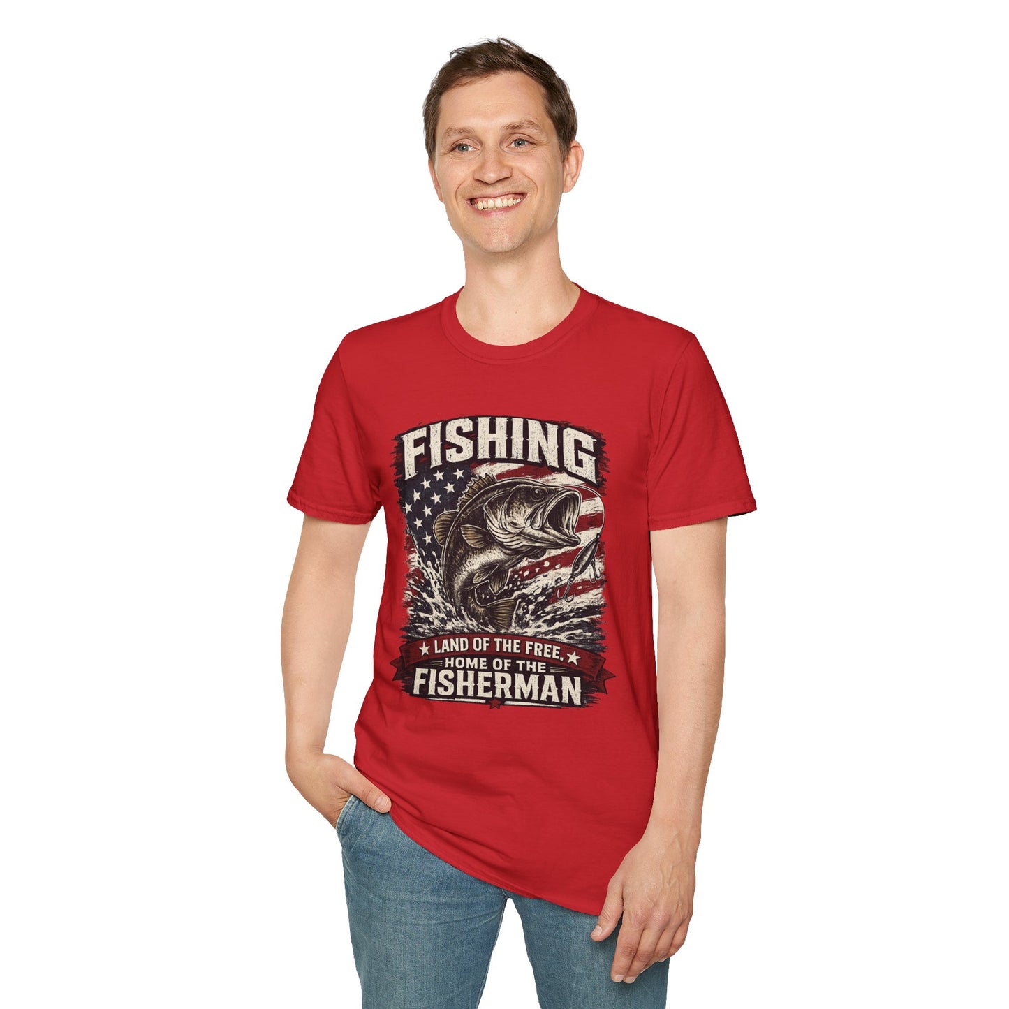 Fishing Land of the Free T-Shirt