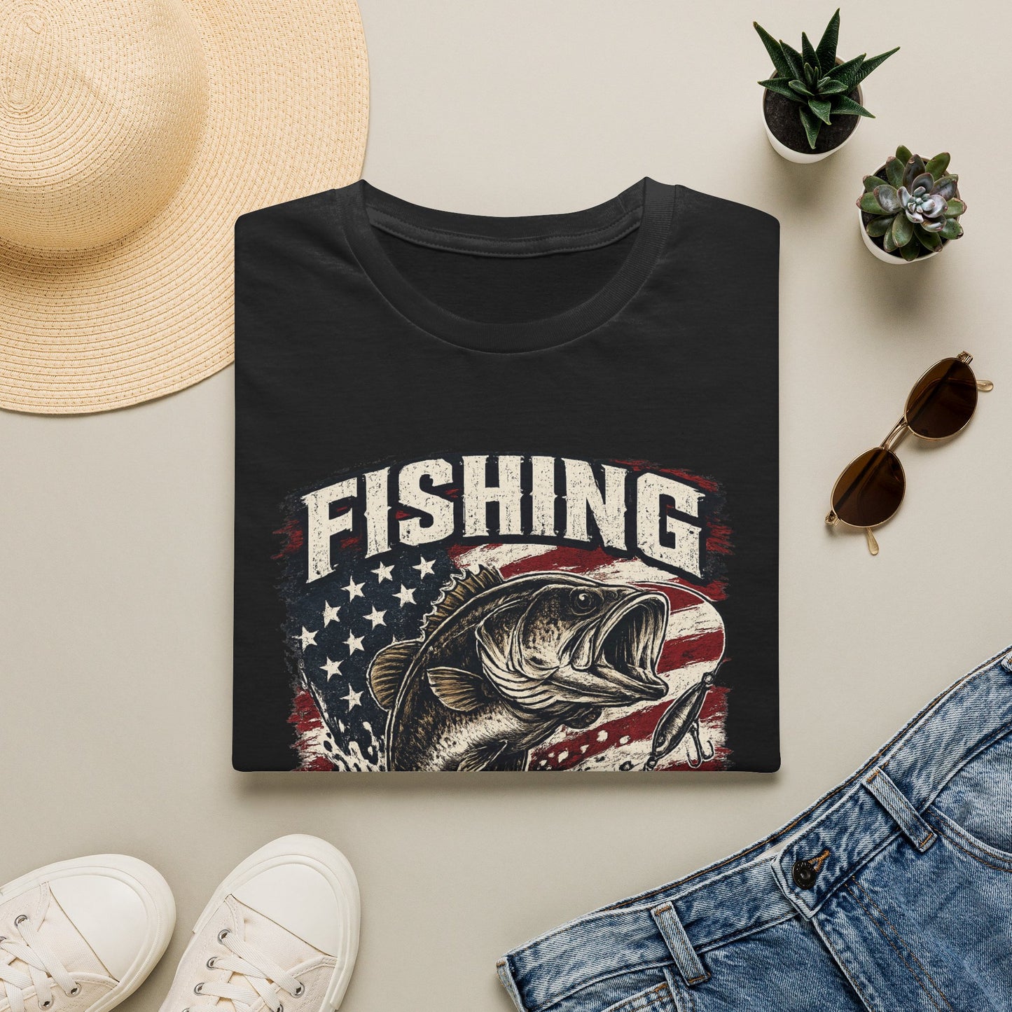 Fishing Land of the Free T-Shirt