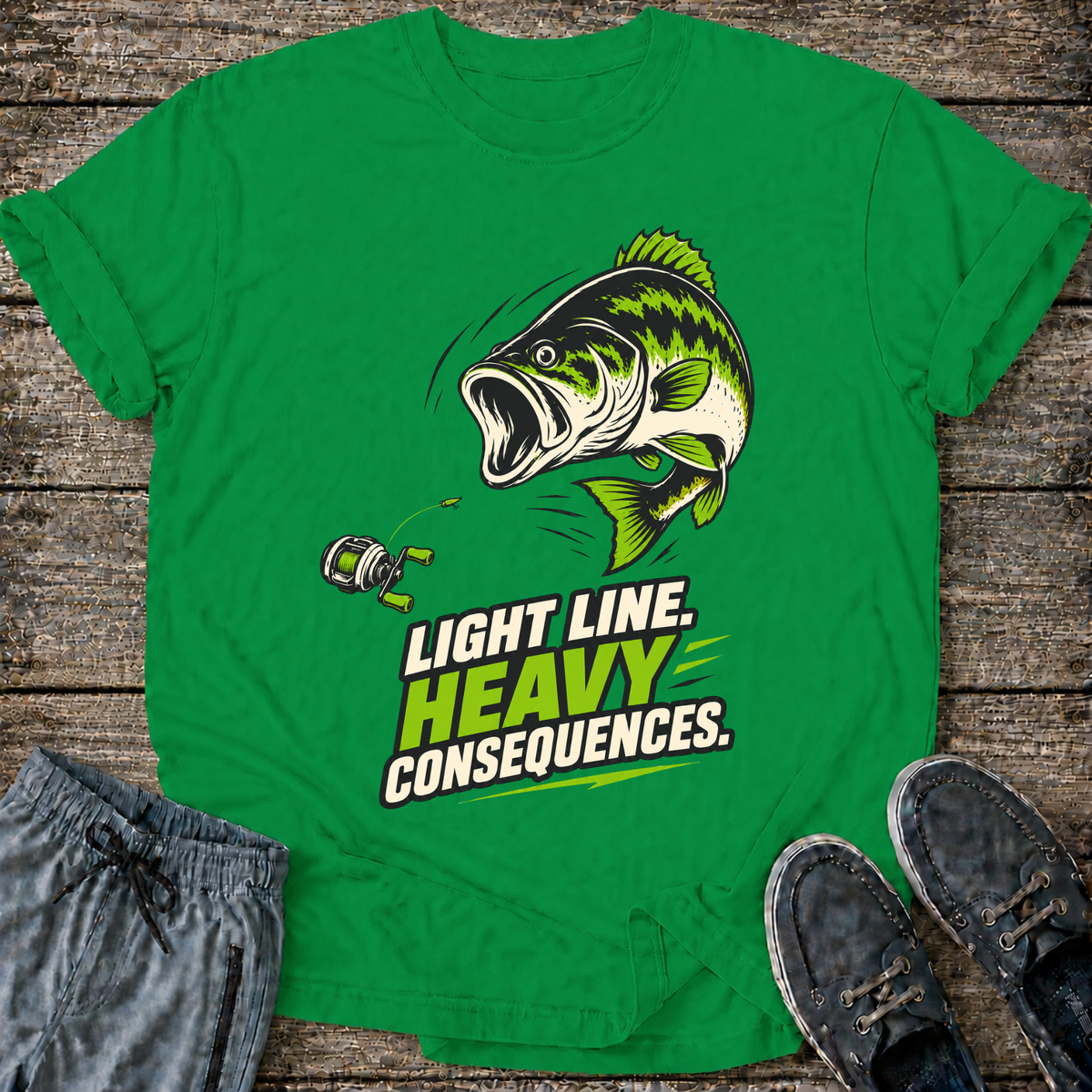 Light Line, Heavy Consequences T-Shirt