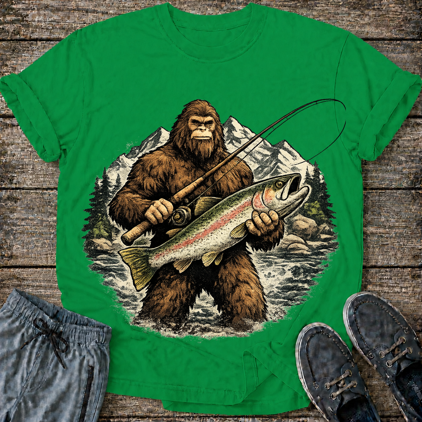 Big Foot Catch T-Shirt