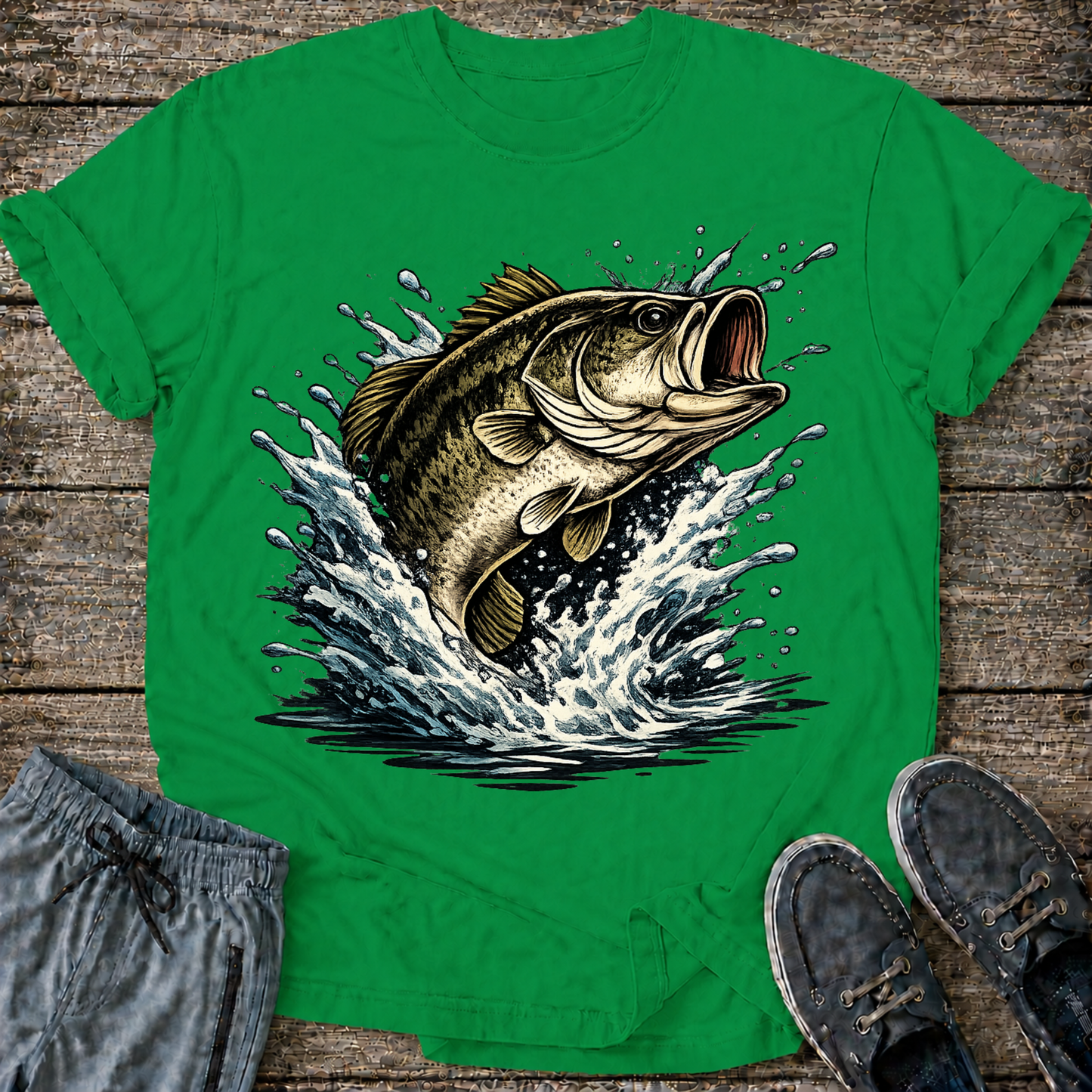 Bass Splashing T-Shirt