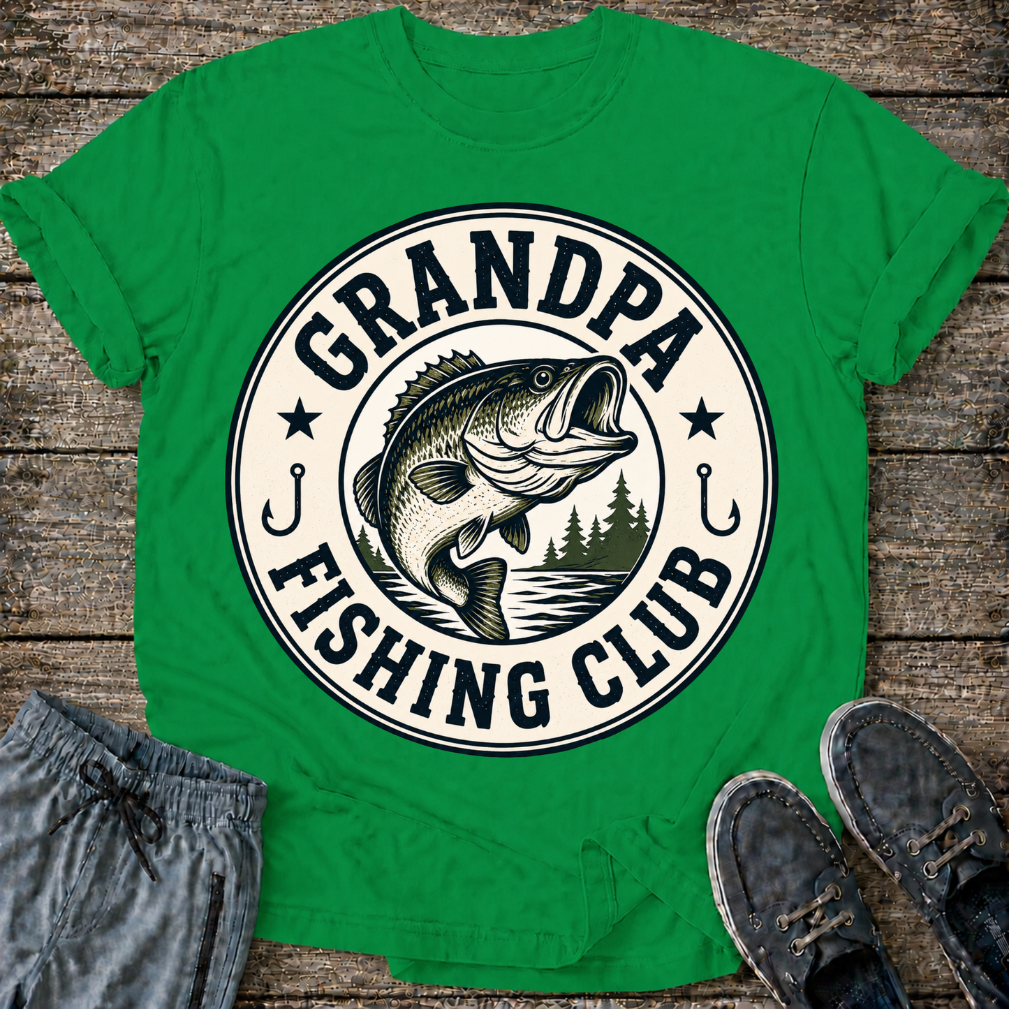 Grandpa Fishing Club T-Shirt