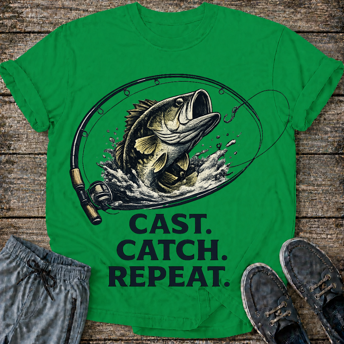Cast Catch Repeat T-Shirt