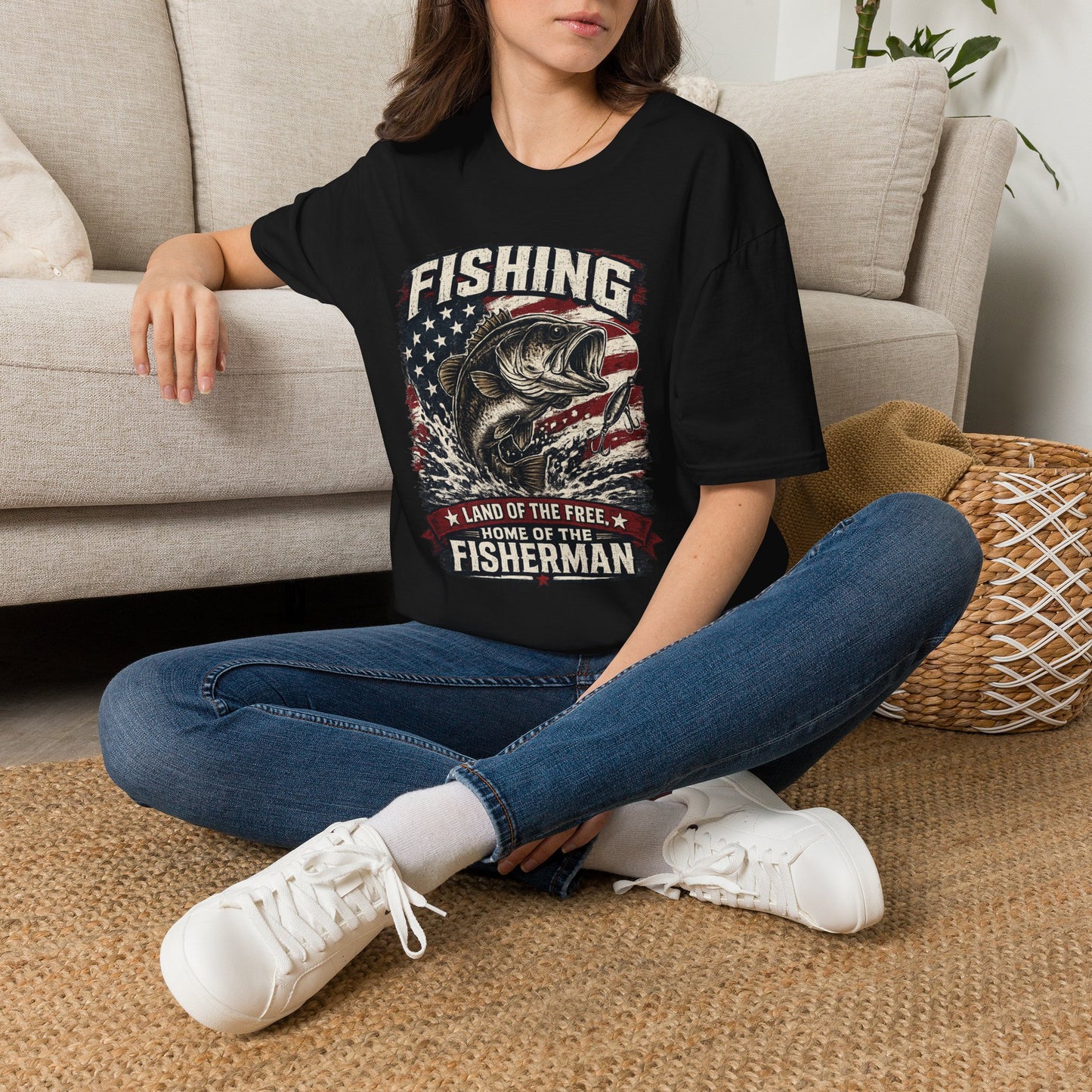 Fishing Land of the Free T-Shirt