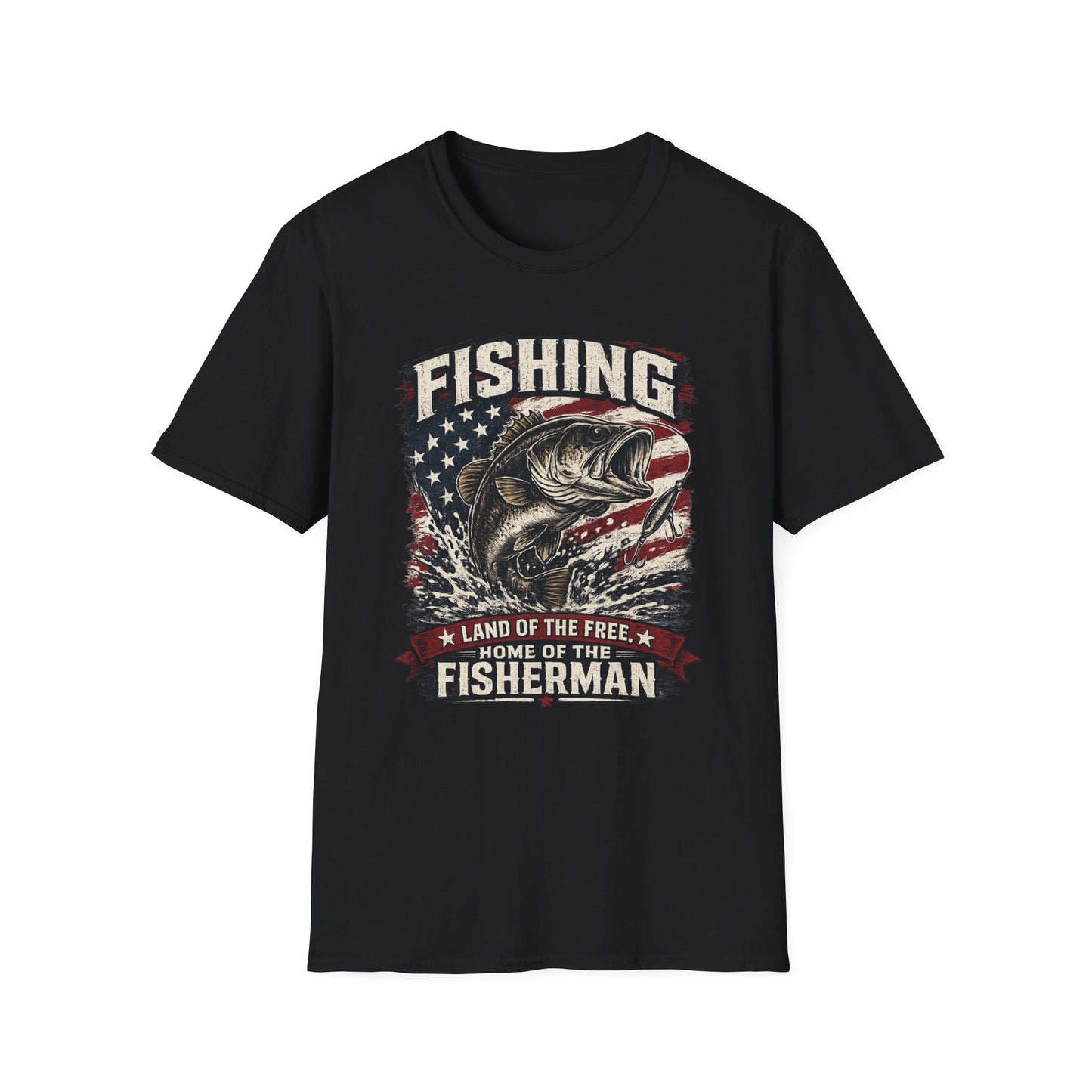 Fishing Land of the Free T-Shirt