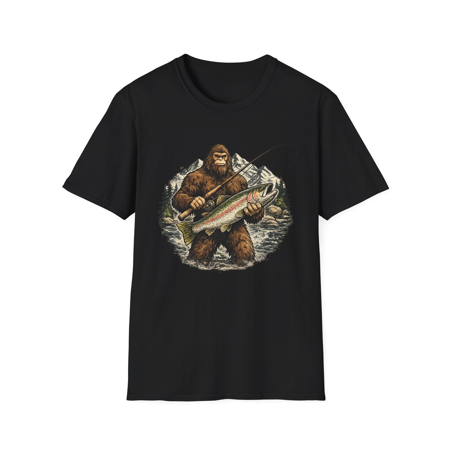 Big Foot Fishing Adventure T-Shirt