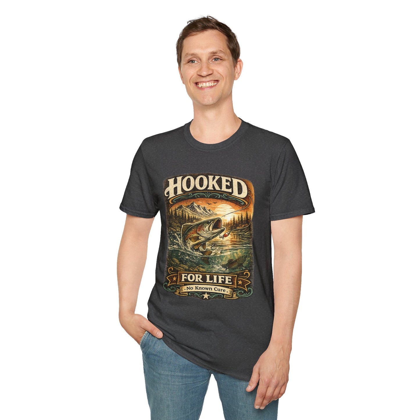 Hooked for Life Vintage T-Shirt