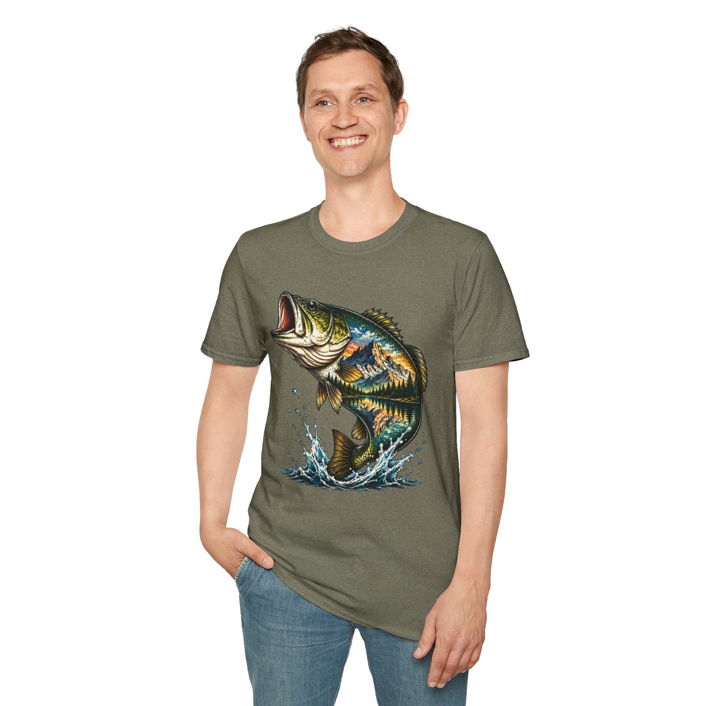 Color Mountain Bass T-Shirt