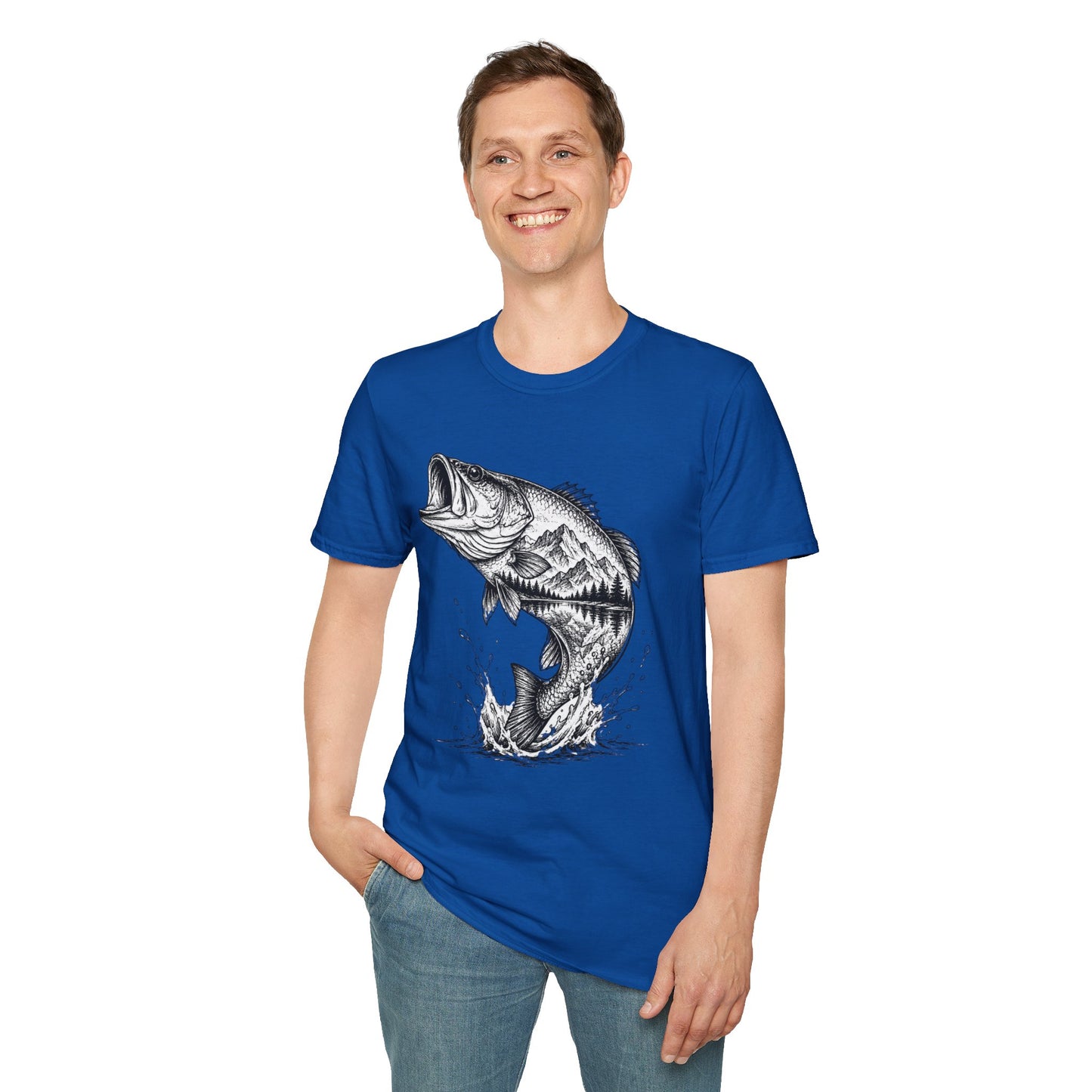 Mountain Art Bass  T-Shirt