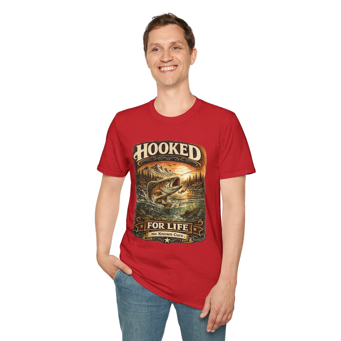 Hooked for Life Vintage T-Shirt