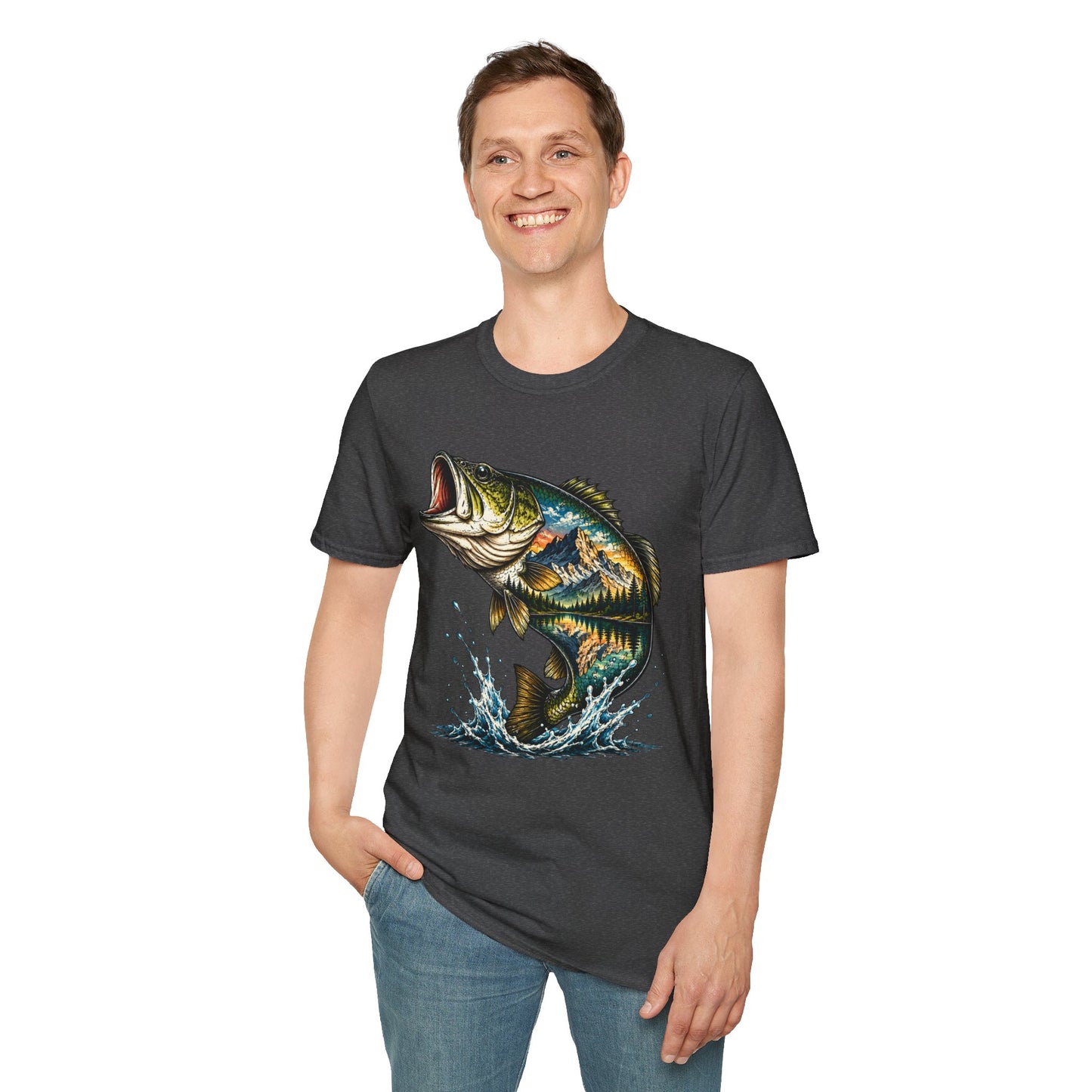 Color Mountain Bass T-Shirt