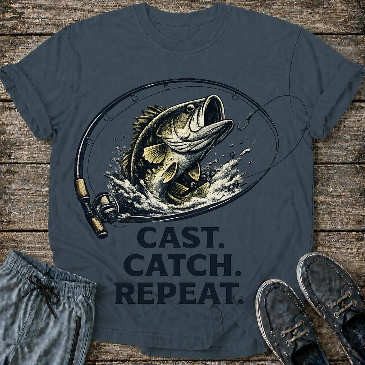 Cast Catch Repeat T-Shirt