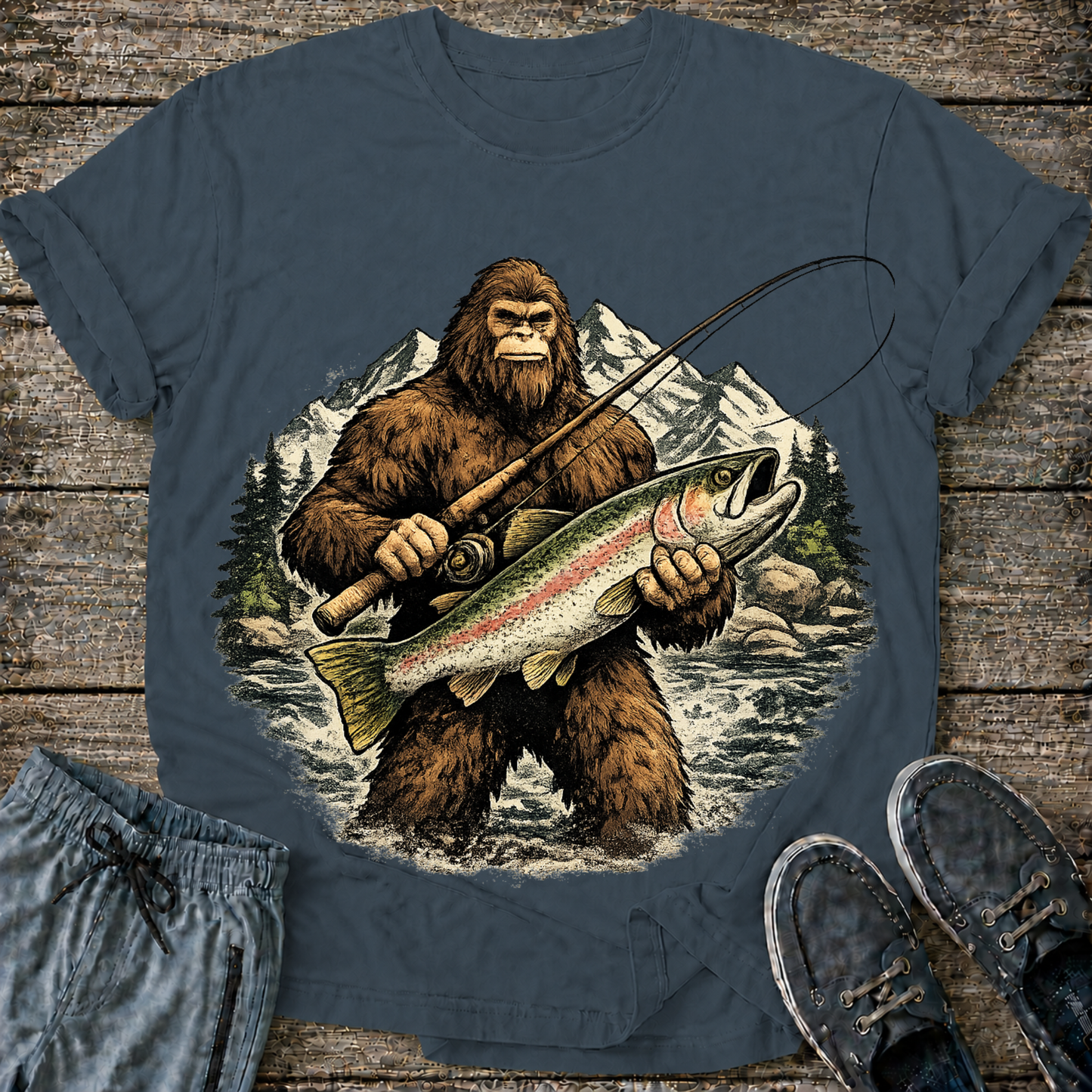Big Foot Catch T-Shirt