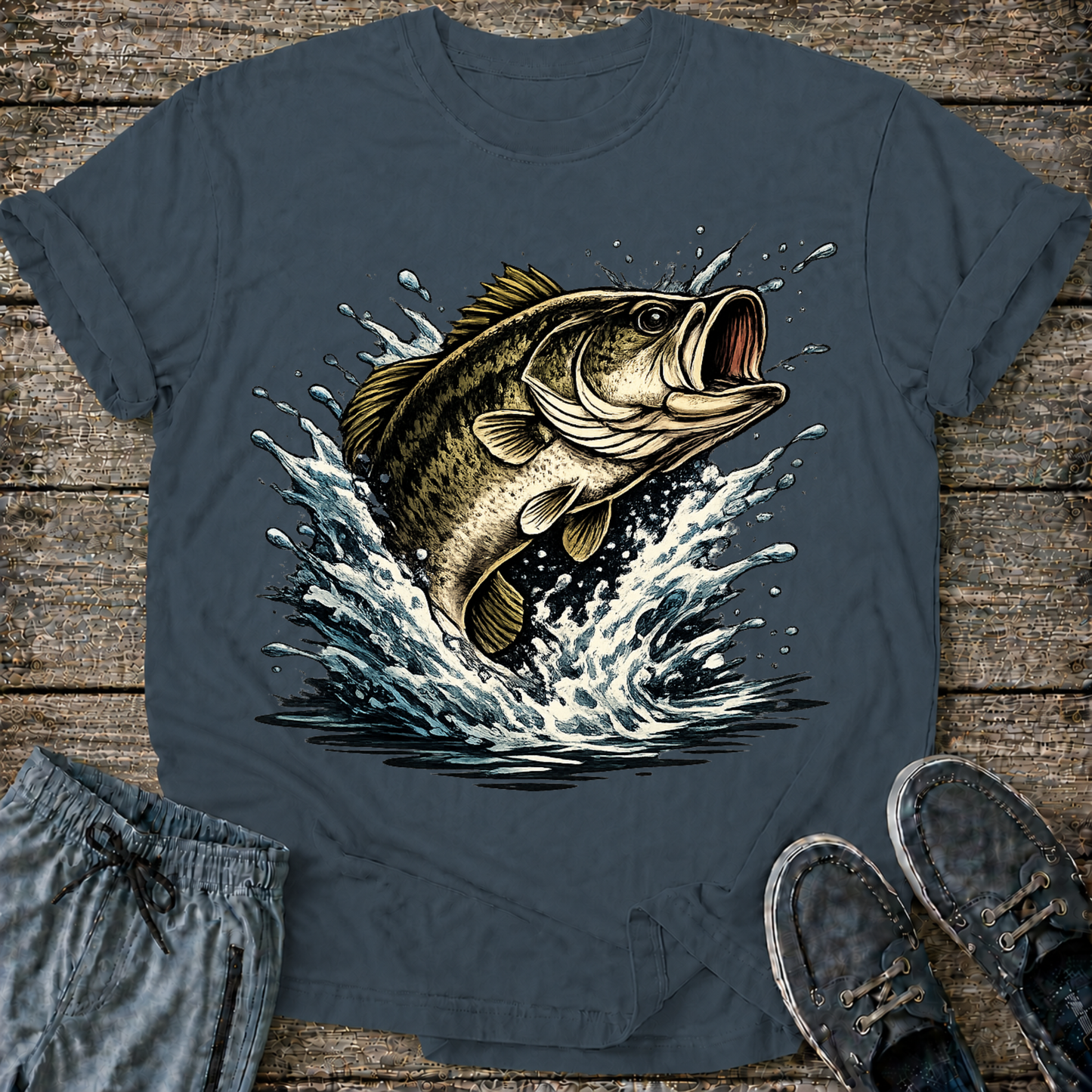 Bass Splashing T-Shirt