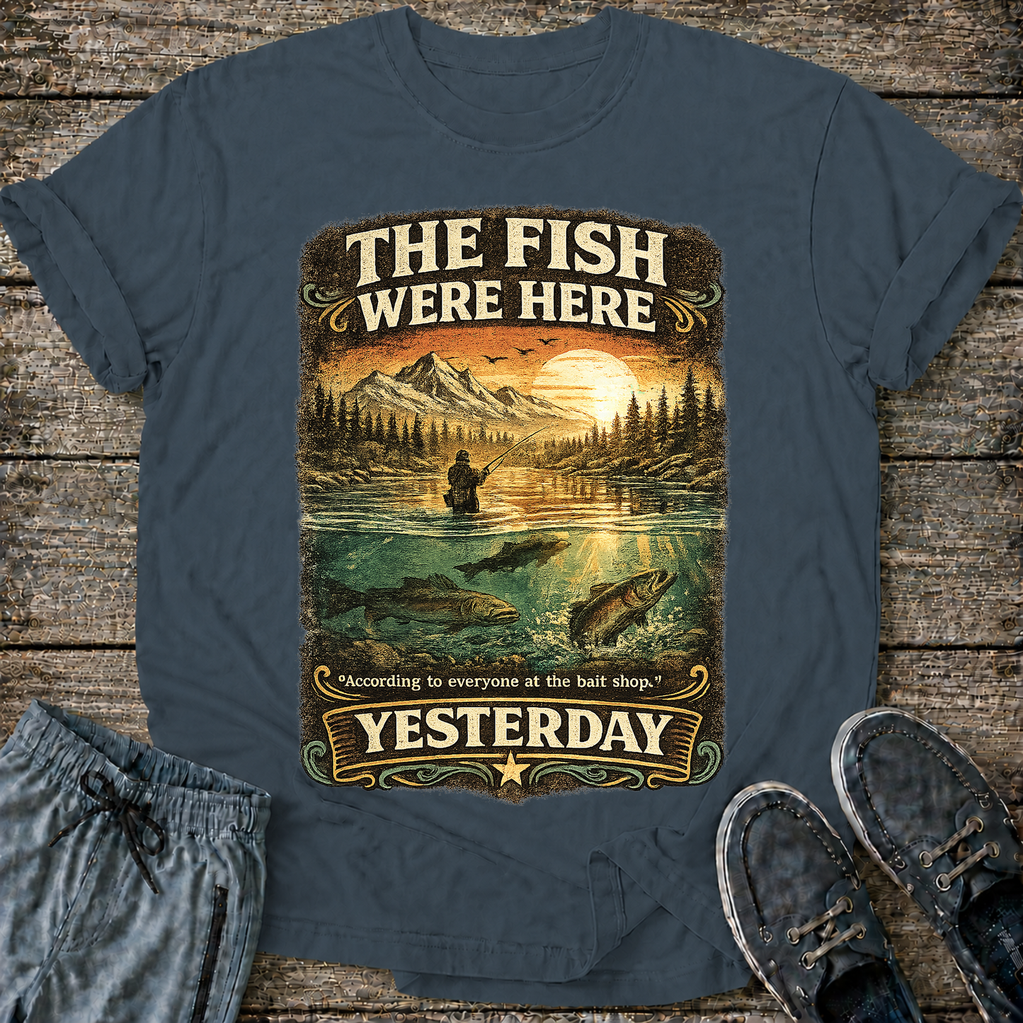 The Fish Were Here Yesterday T-Shirt