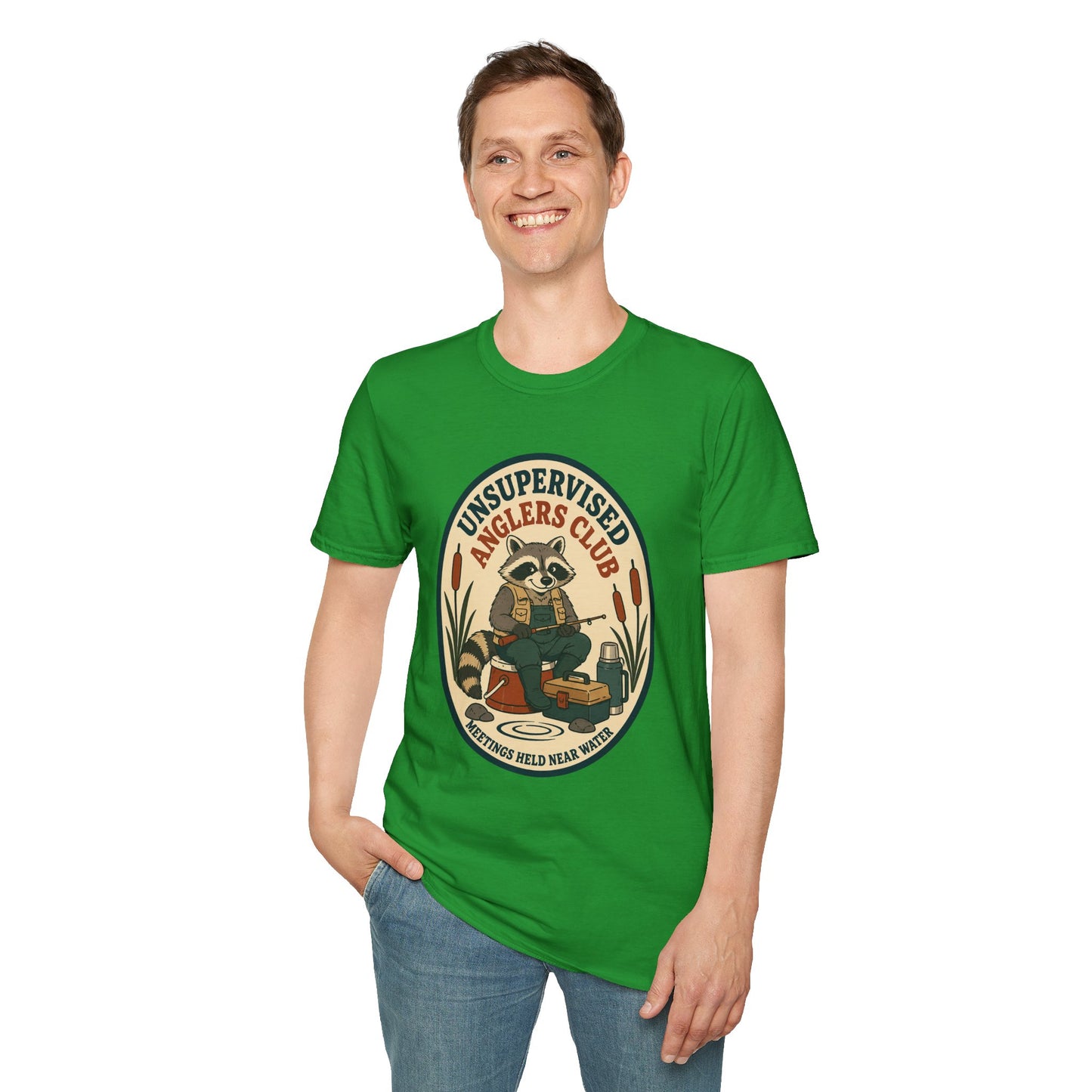 Unsupervised Anglers Club T-Shirt Modify