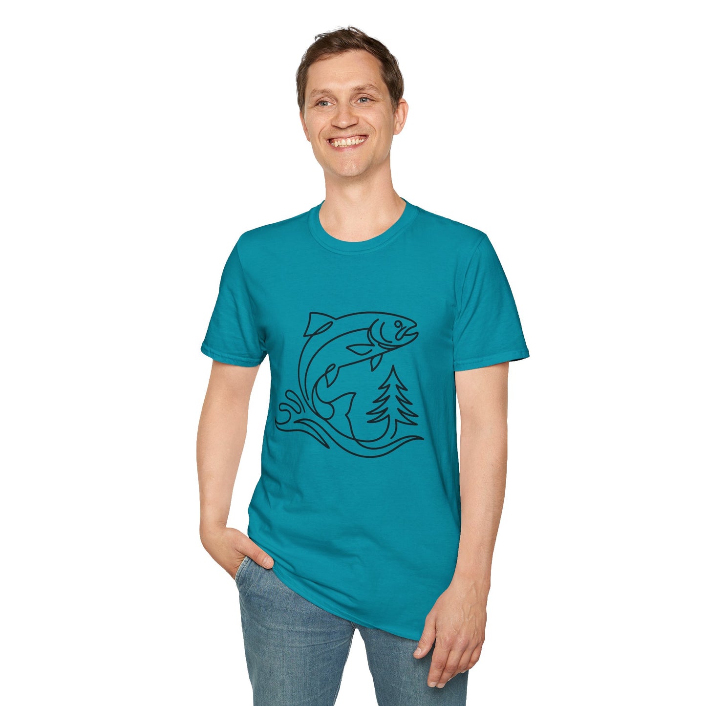 Minimalist Trout T-Shirt Modify