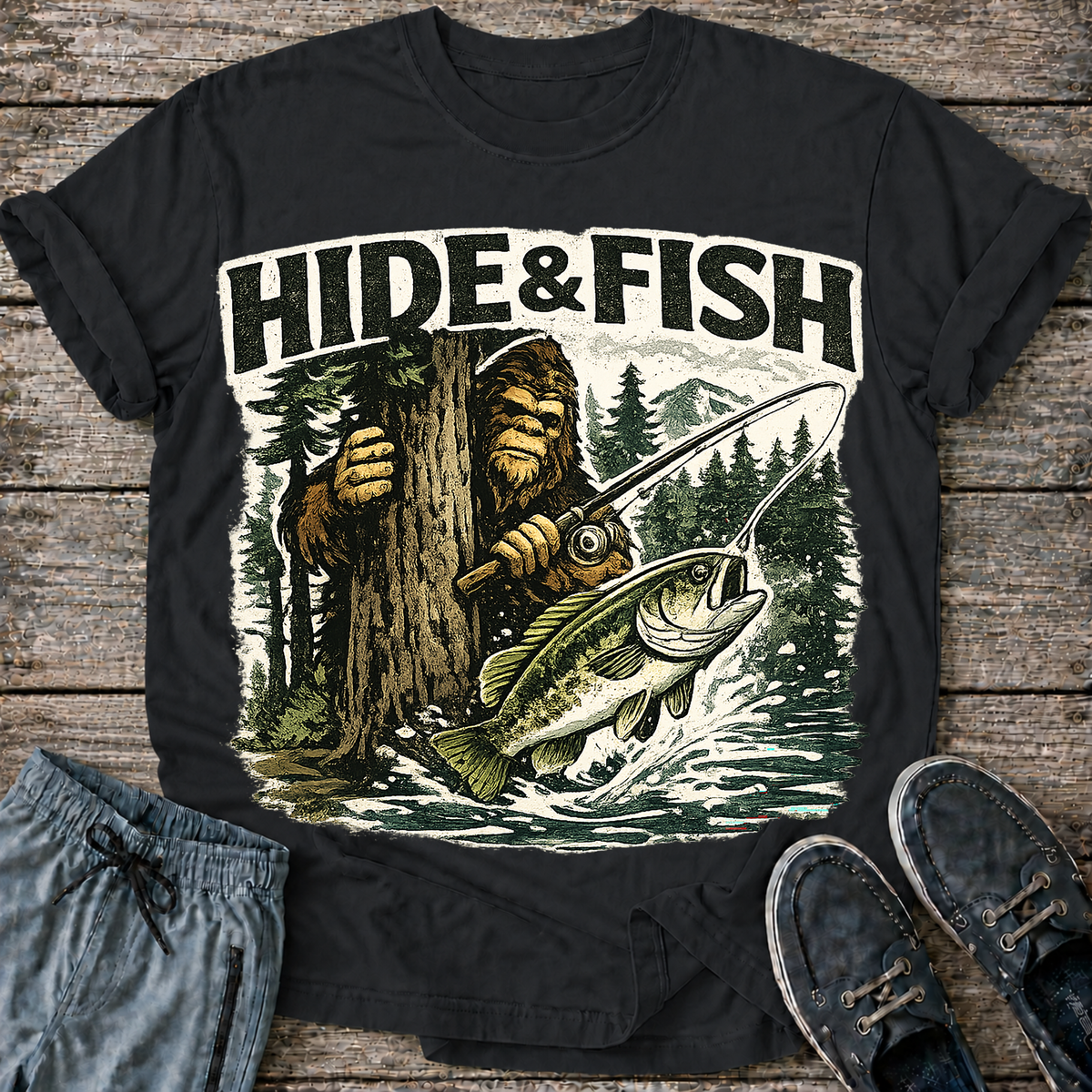 sasquatch hide and Seek T-Shirt