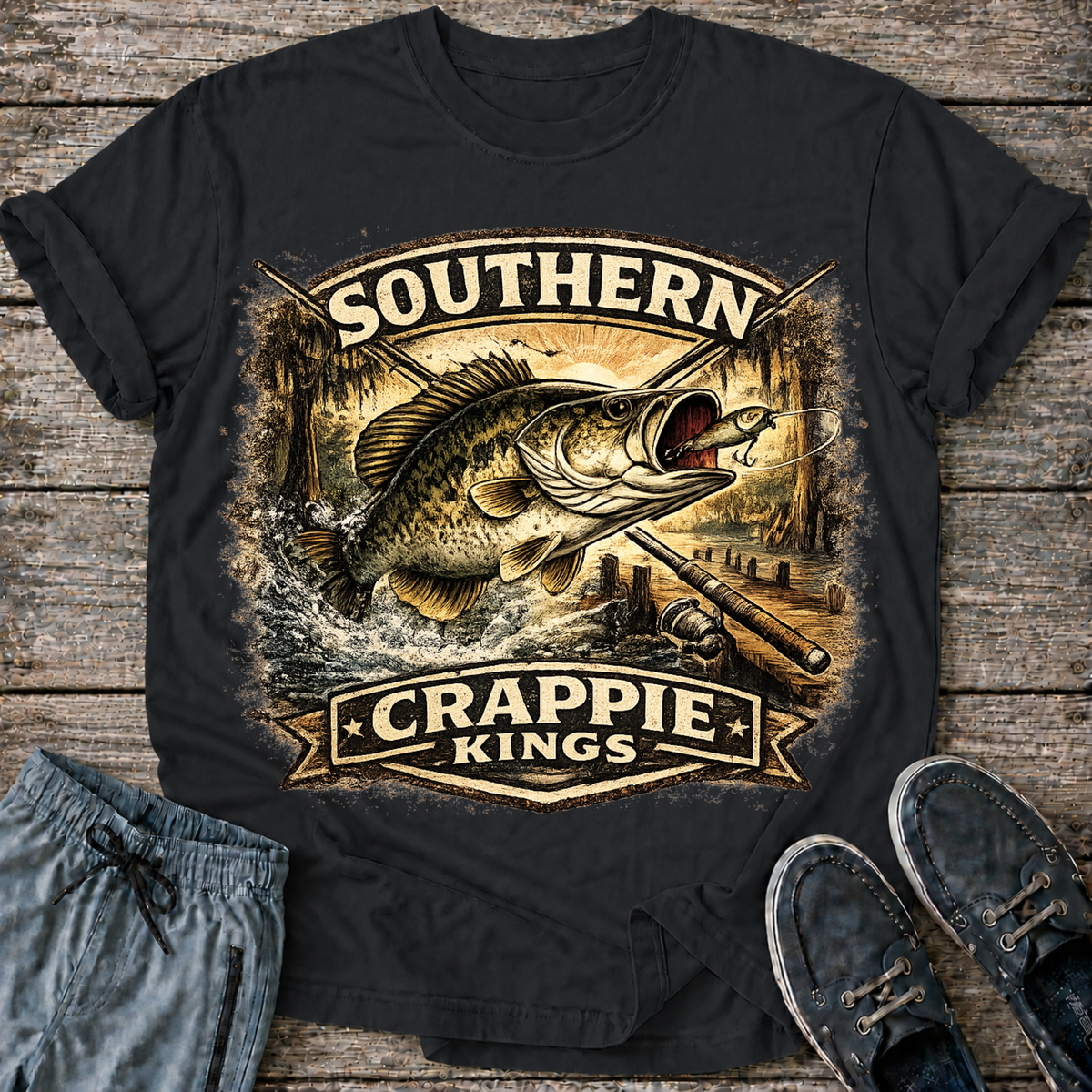 Southern Crappie King T-Shirt