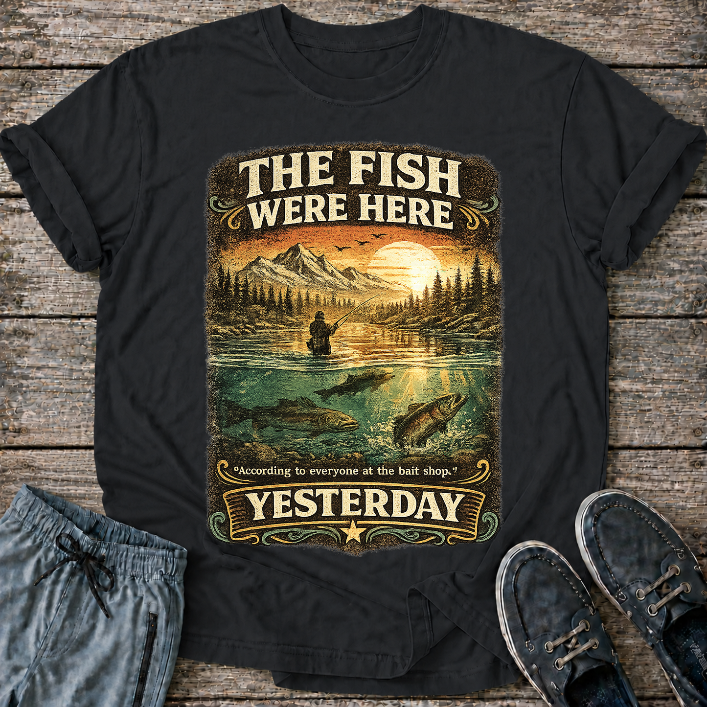 The Fish Were Here Yesterday T-Shirt