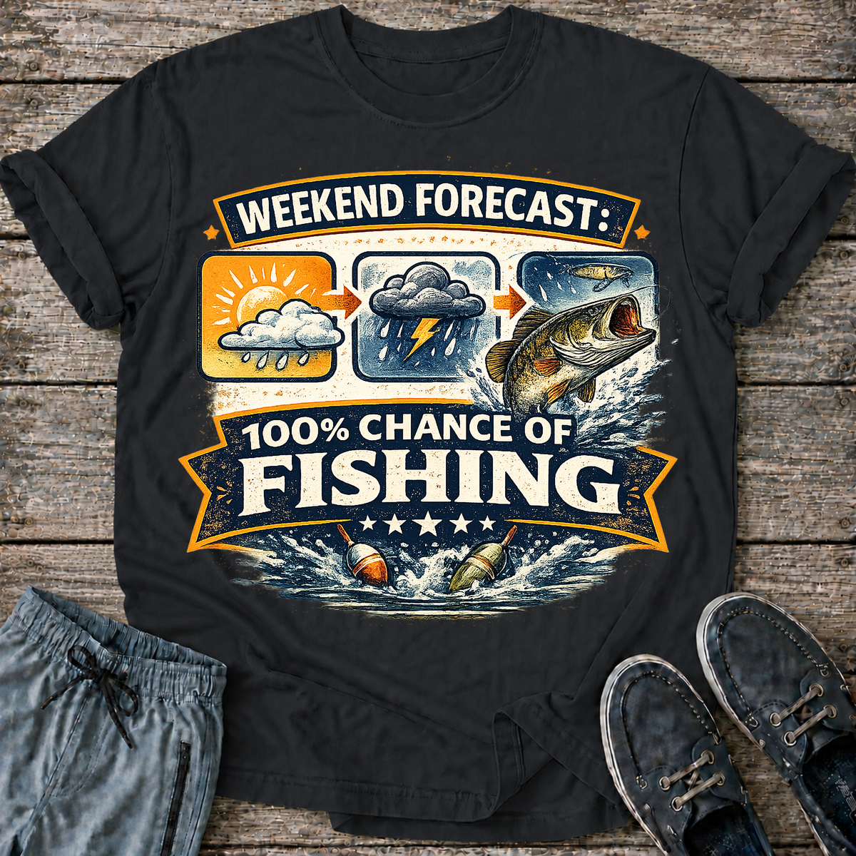 Fishing Forecast T-Shirt