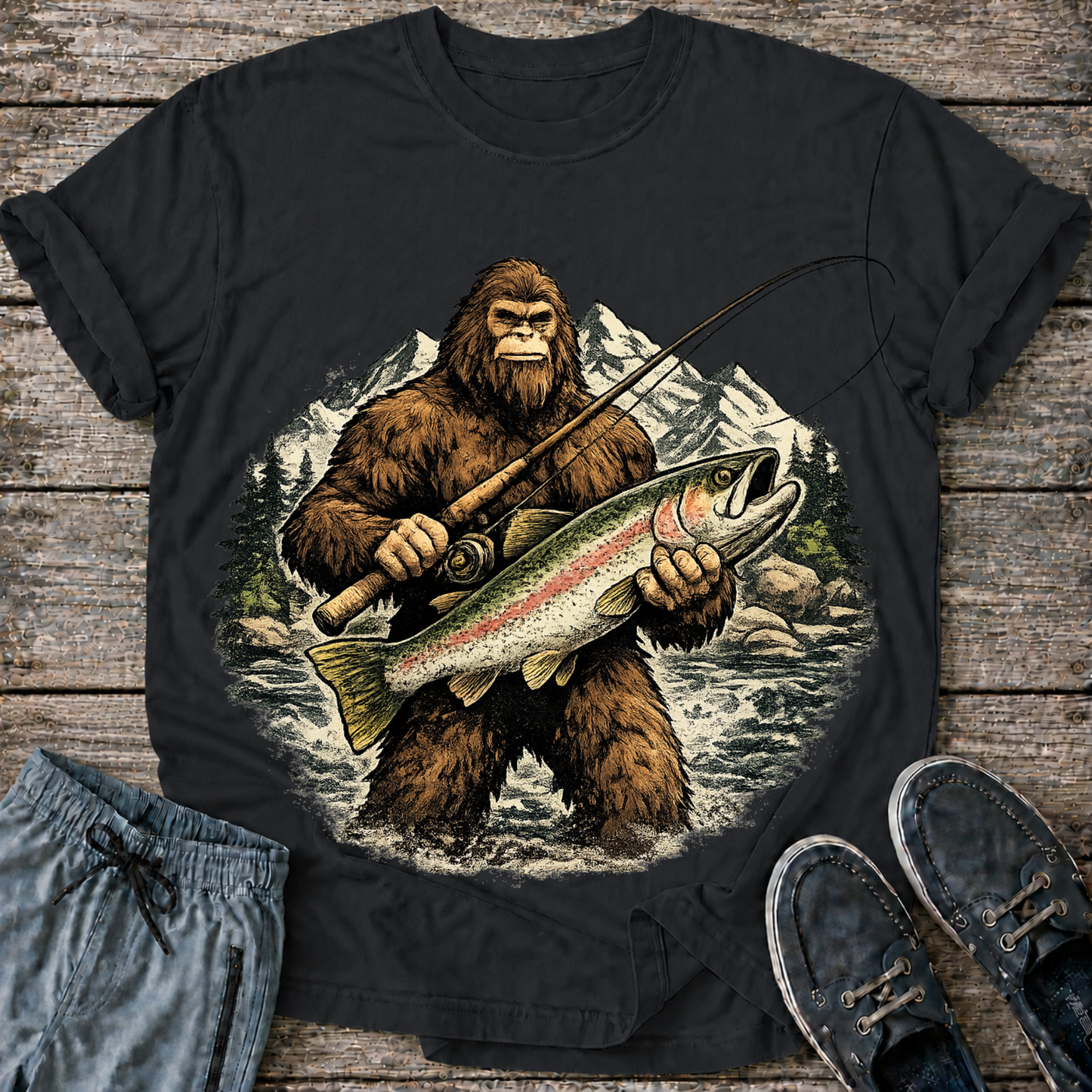 Big Foot Catch T-Shirt