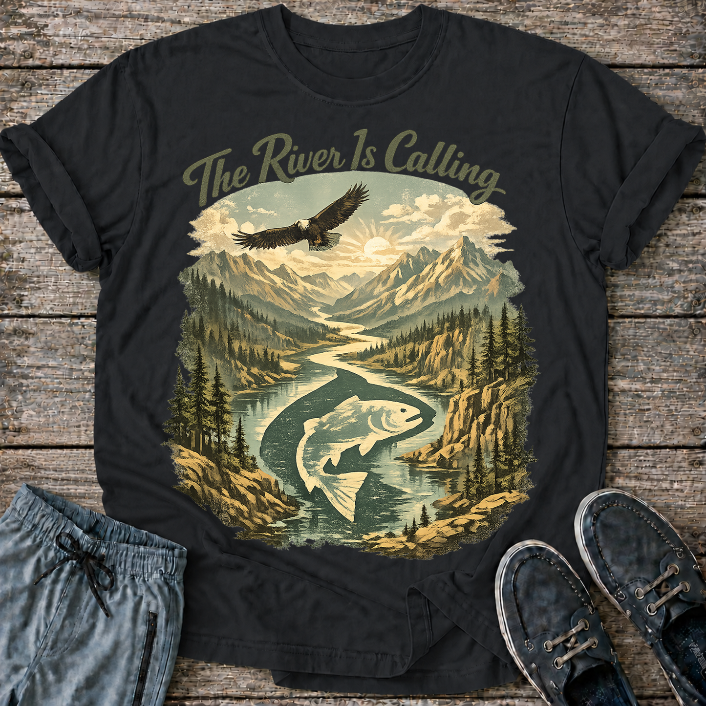 The River is Calling T-Shirt