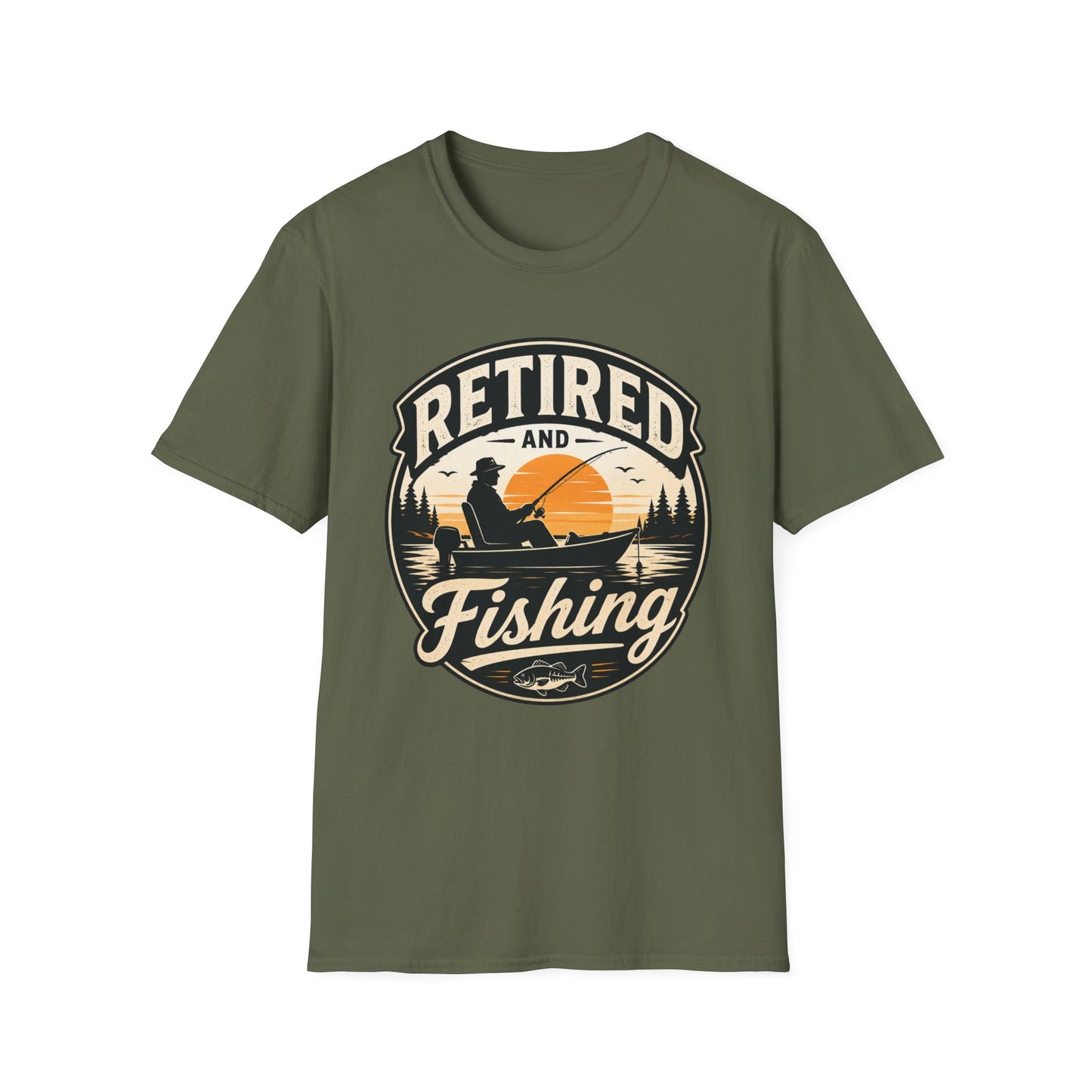Retired and Fishing T-Shirt