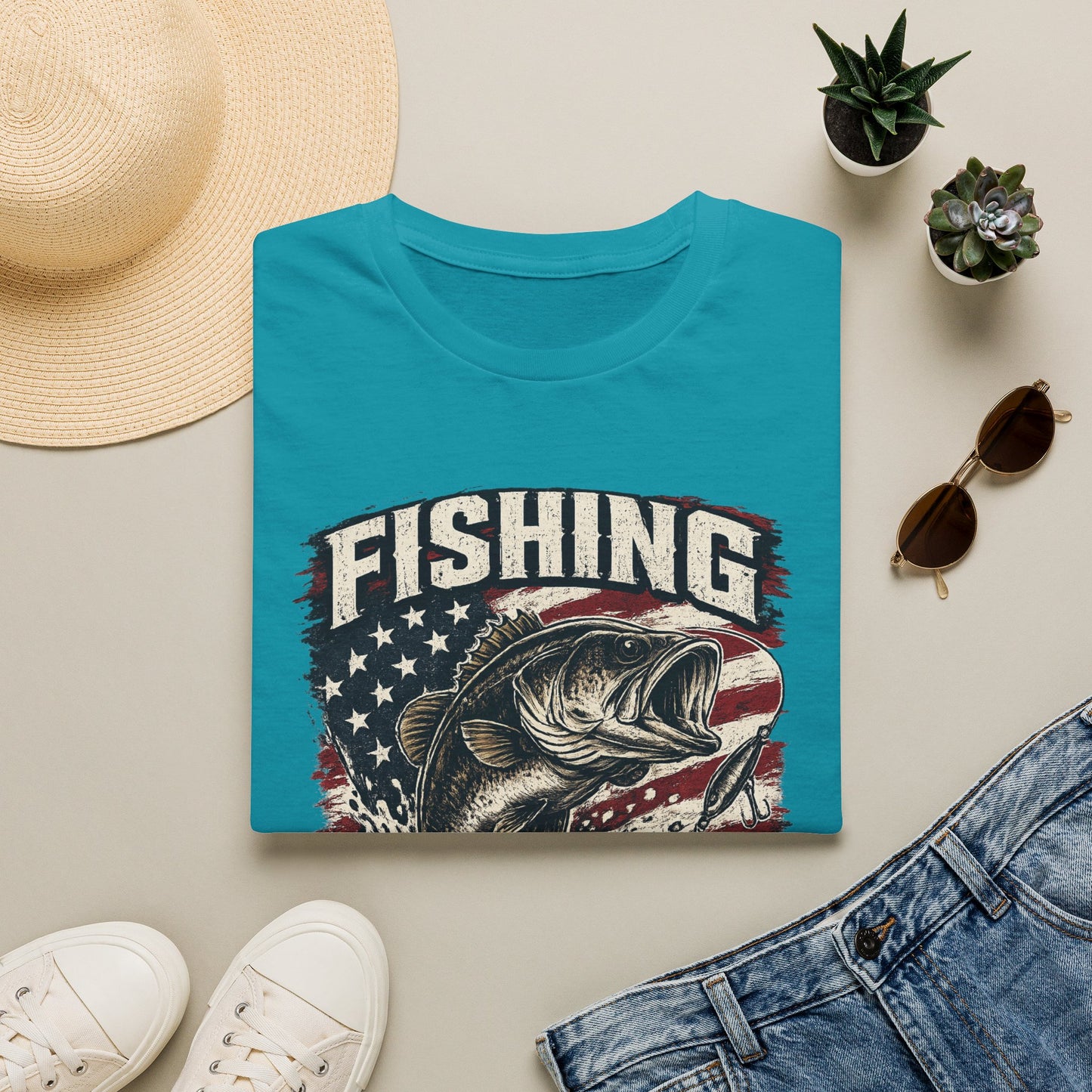 Fishing Land of the Free T-Shirt