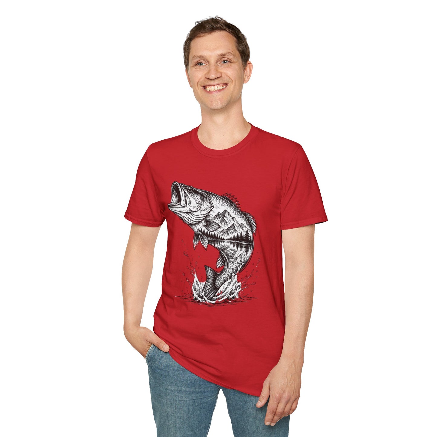 Mountain Art Bass  T-Shirt
