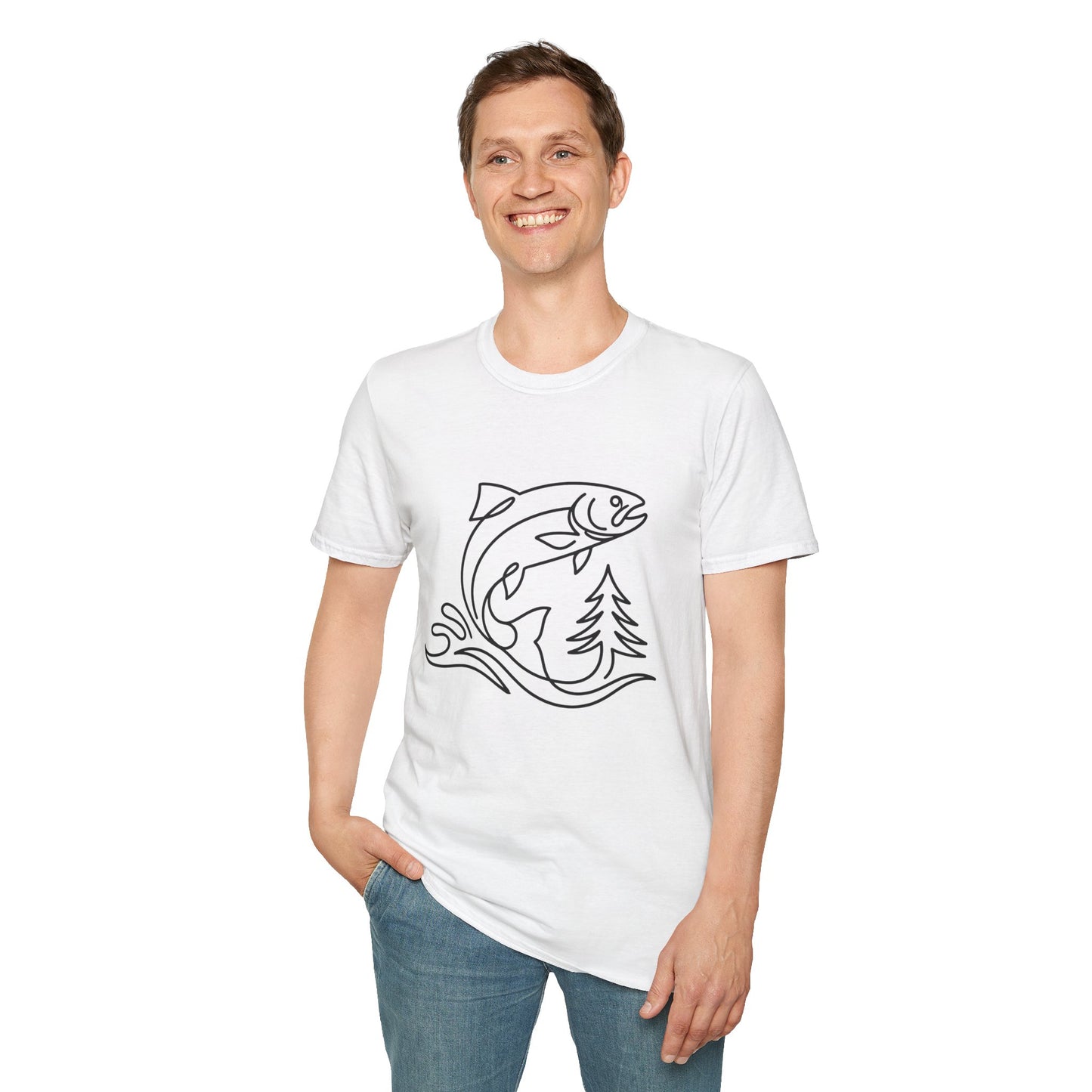 Minimalist Trout T-Shirt Modify
