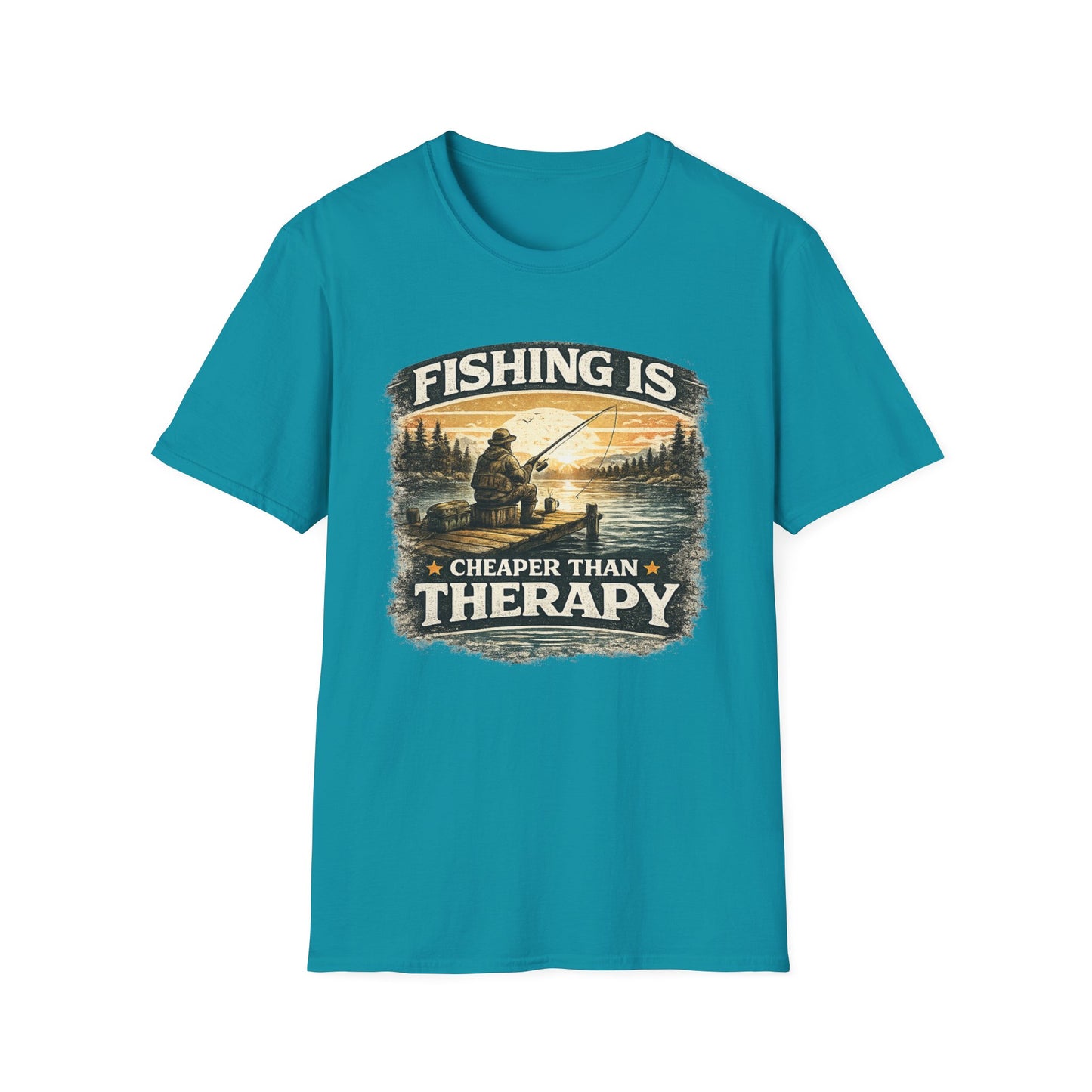 Fishing is Cheaper than Therapy T-Shirt