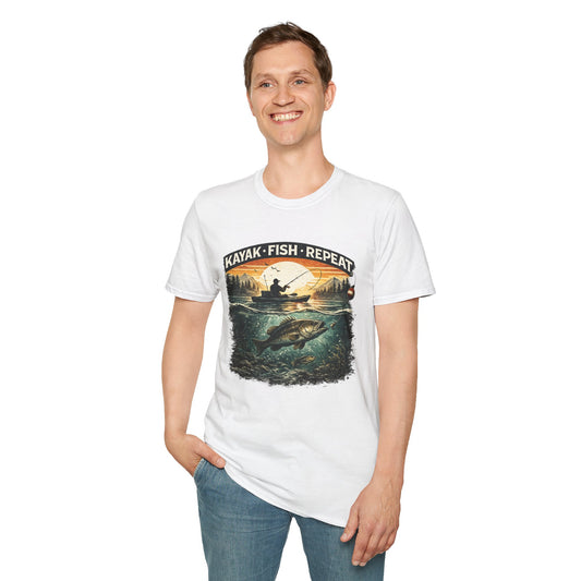 Kayak Fish Repeat T-Shirt