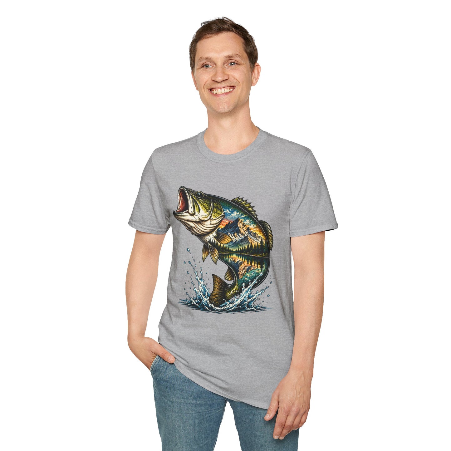 Color Mountain Bass T-Shirt