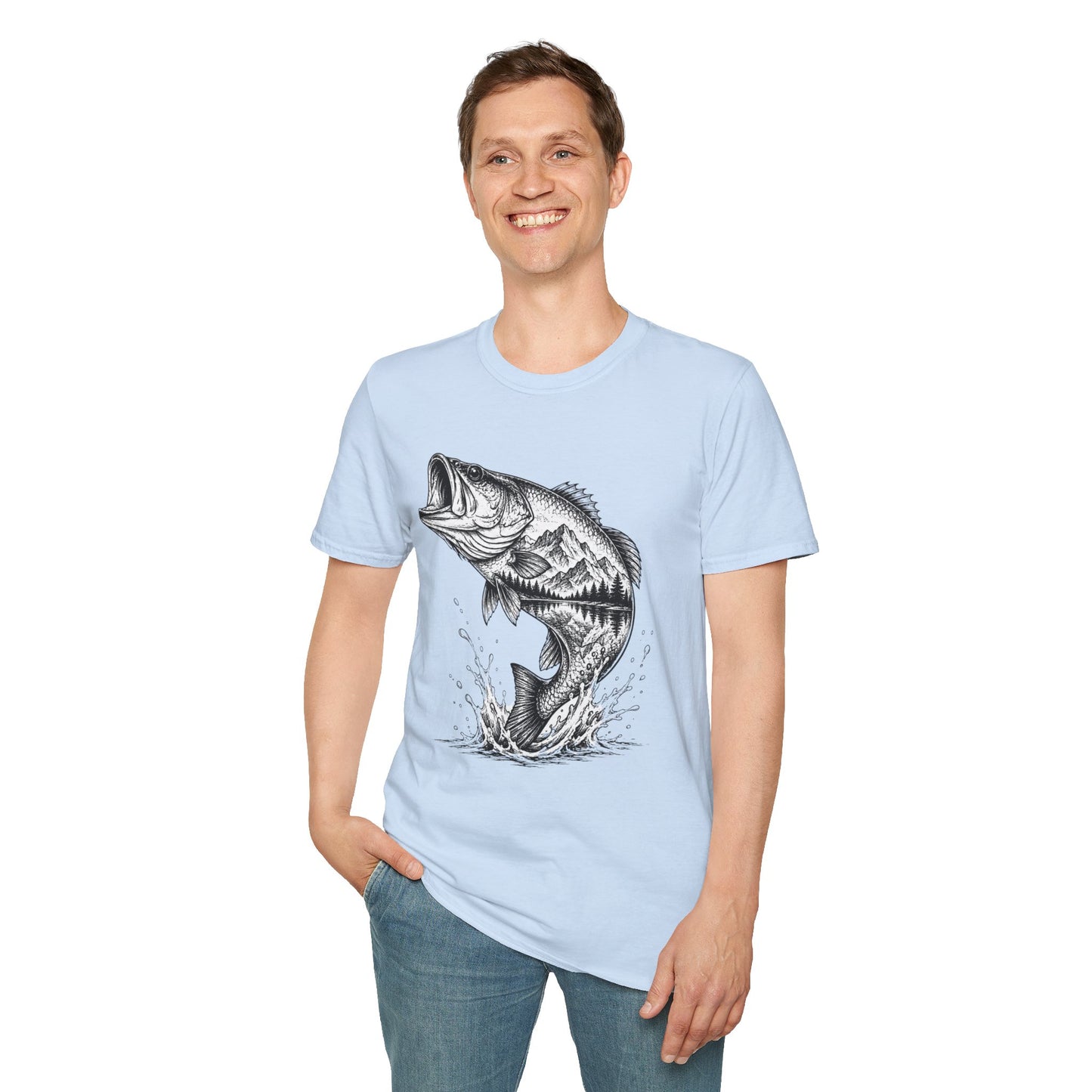 Mountain Art Bass  T-Shirt