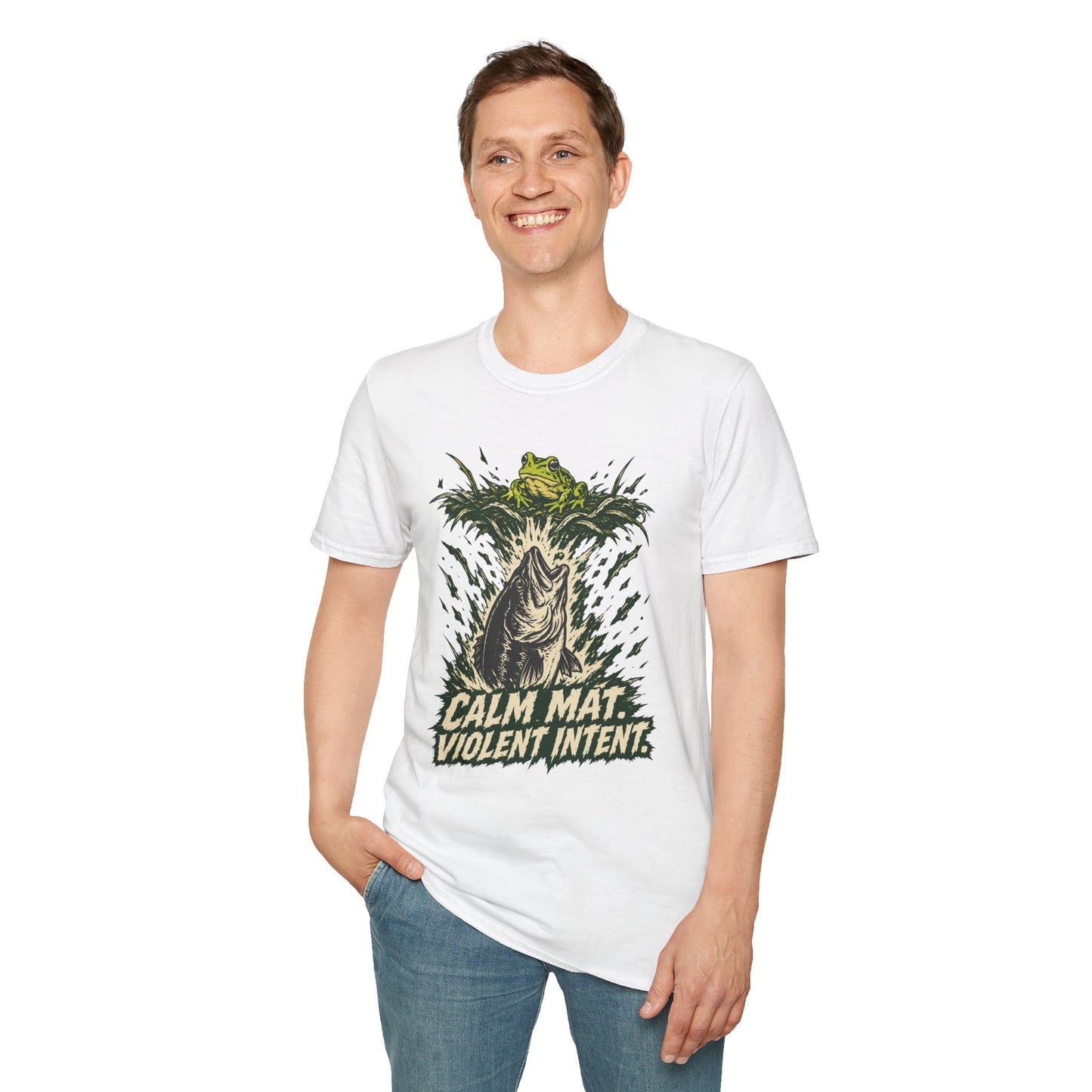 Calm Mat, Violent Intent T-Shirt Modify
