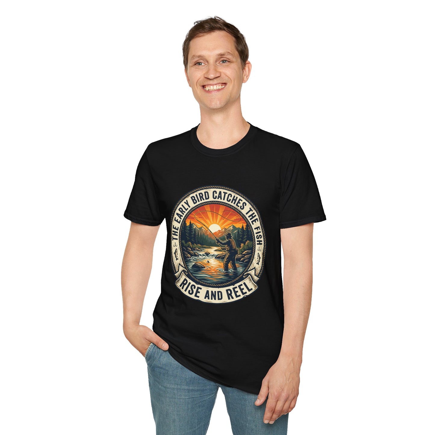 Sunrise Angler T-Shirt Modify