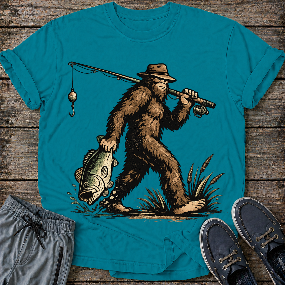 Big Foot Trophy Catch T-Shirt