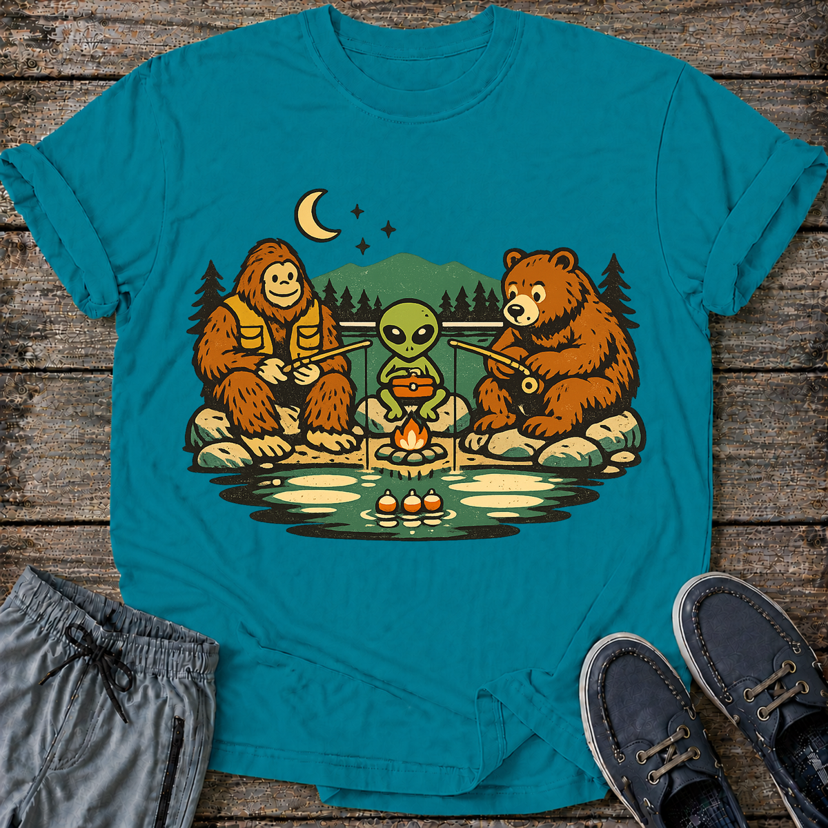 Alien Campfire T-Shirt