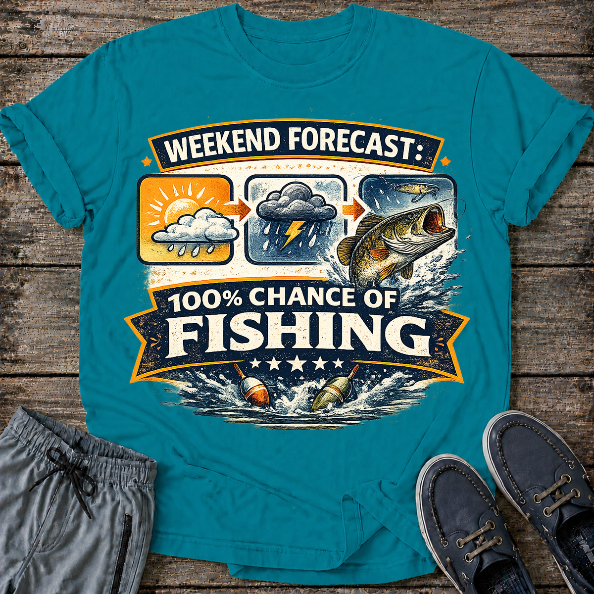 Fishing Forecast T-Shirt