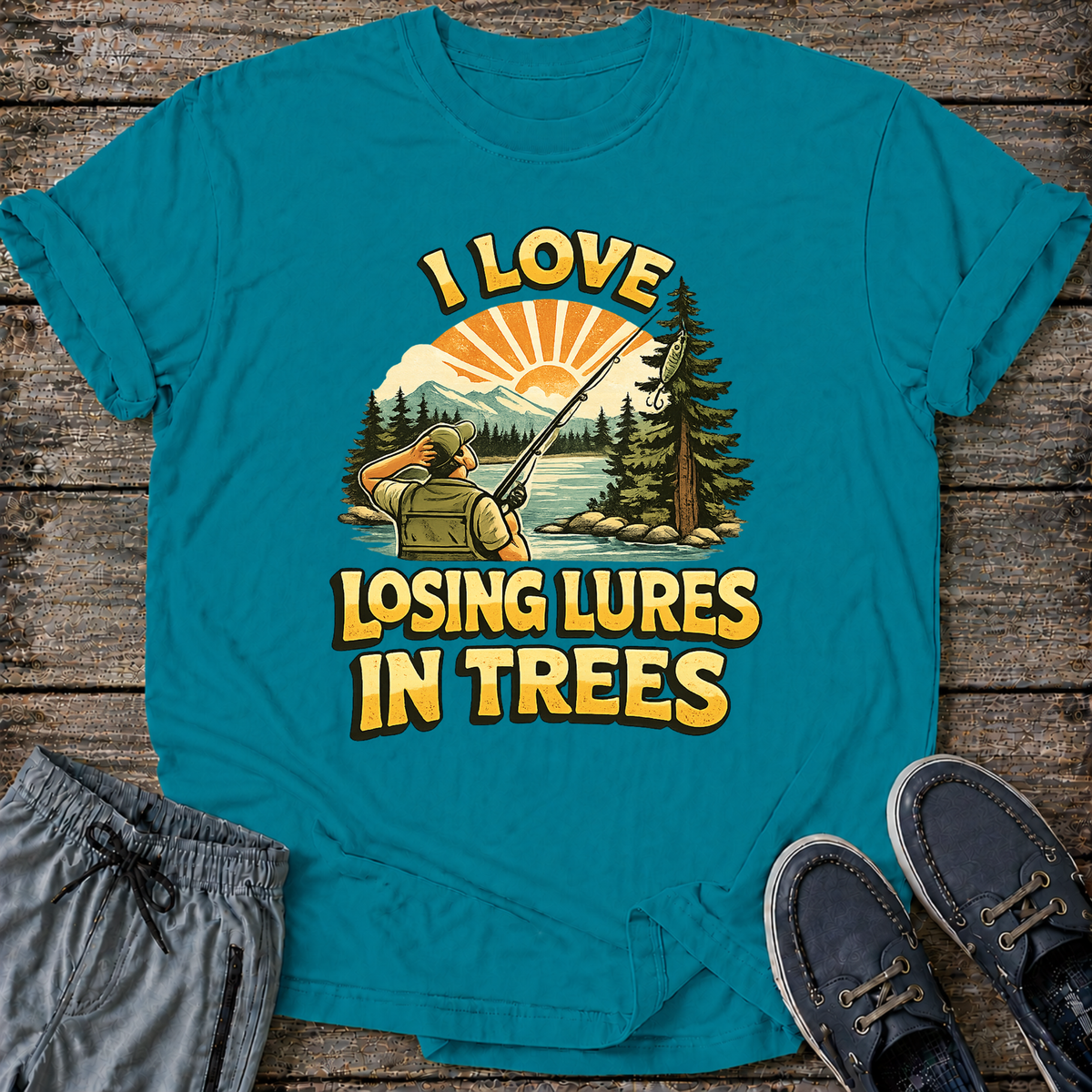 I Love Losing Lures in Trees T-Shirt