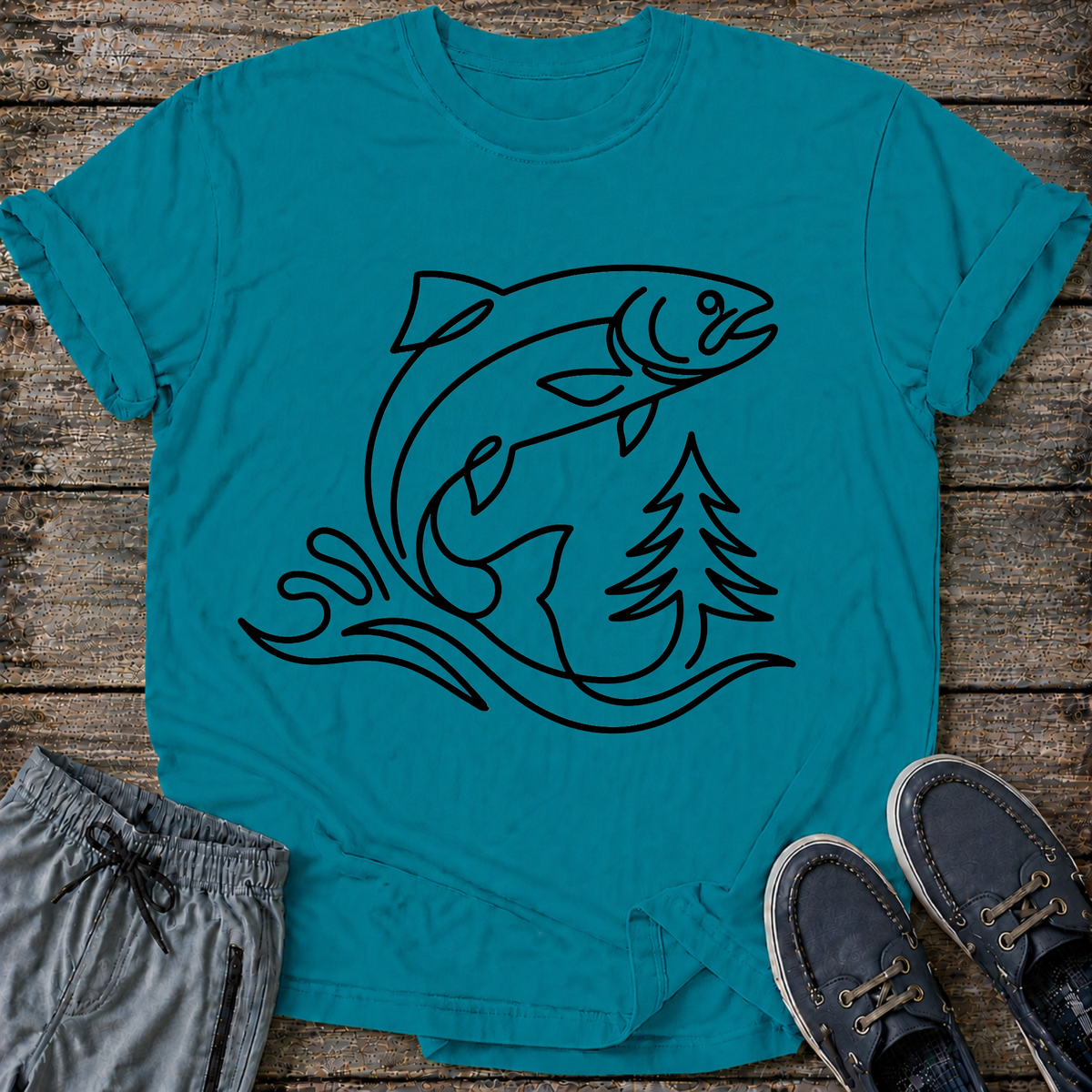 Minimalist Trout T-Shirt